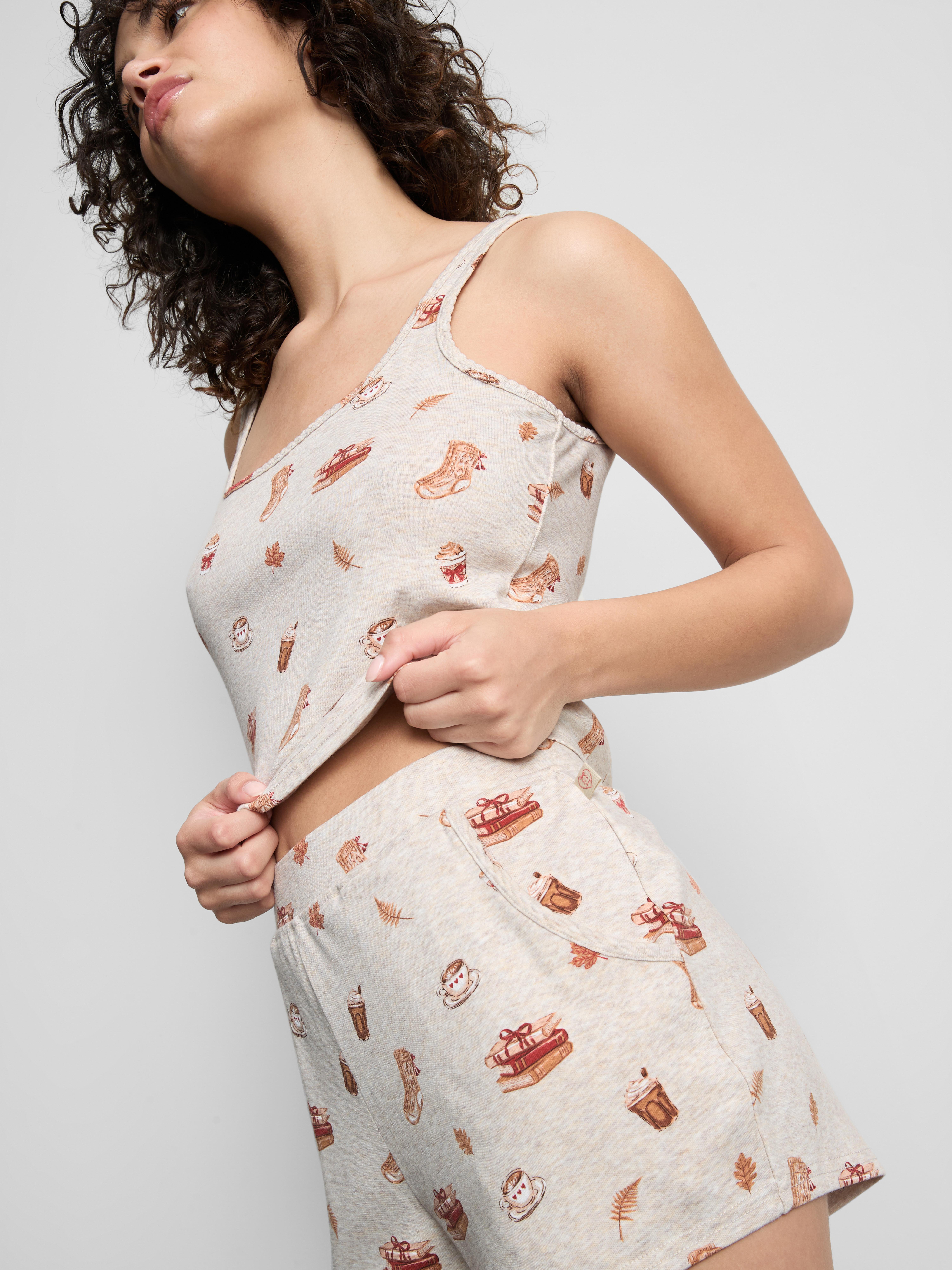 Fall Treats Pajama Shorts