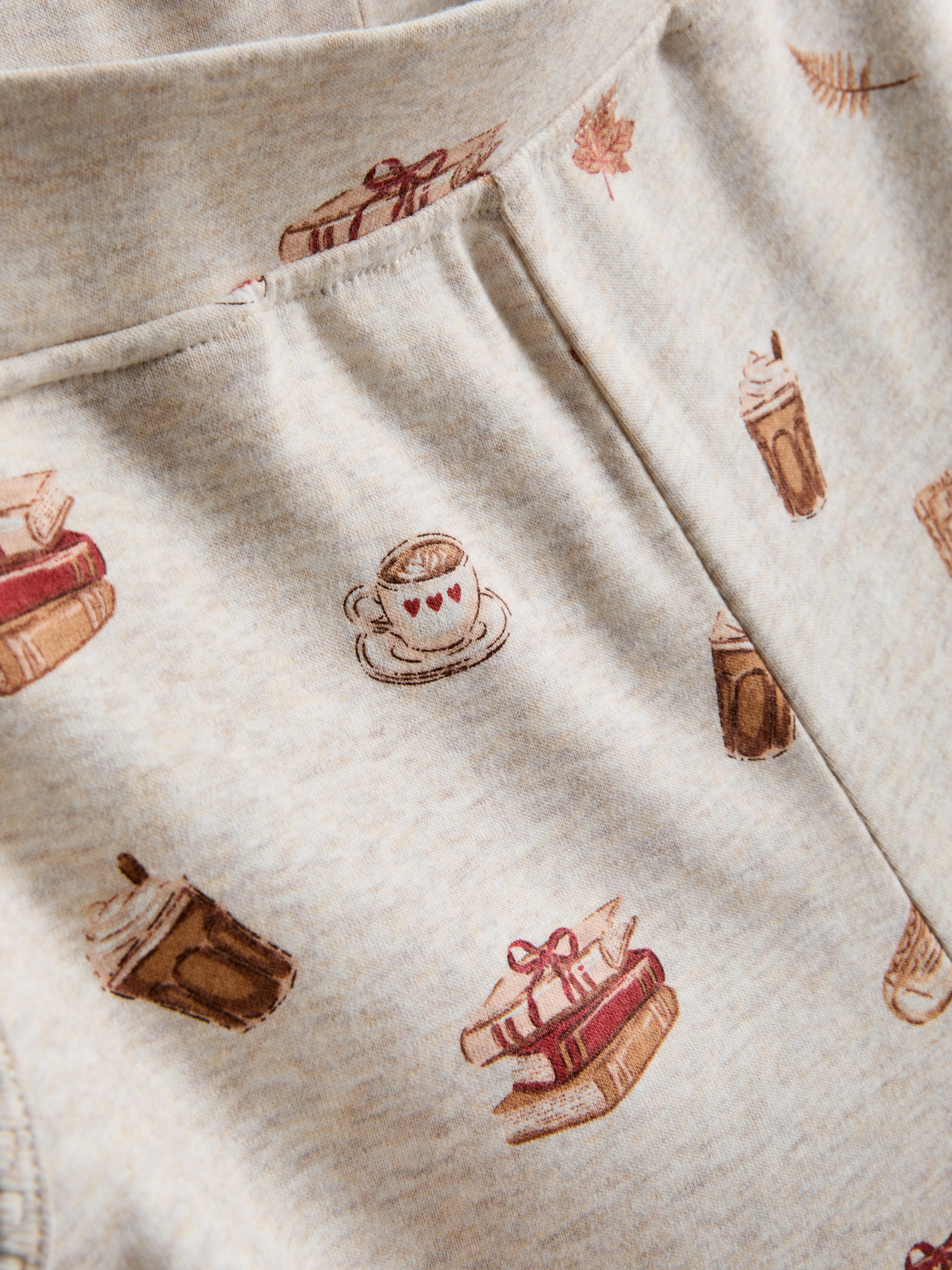 Fall Treats Pajama Shorts