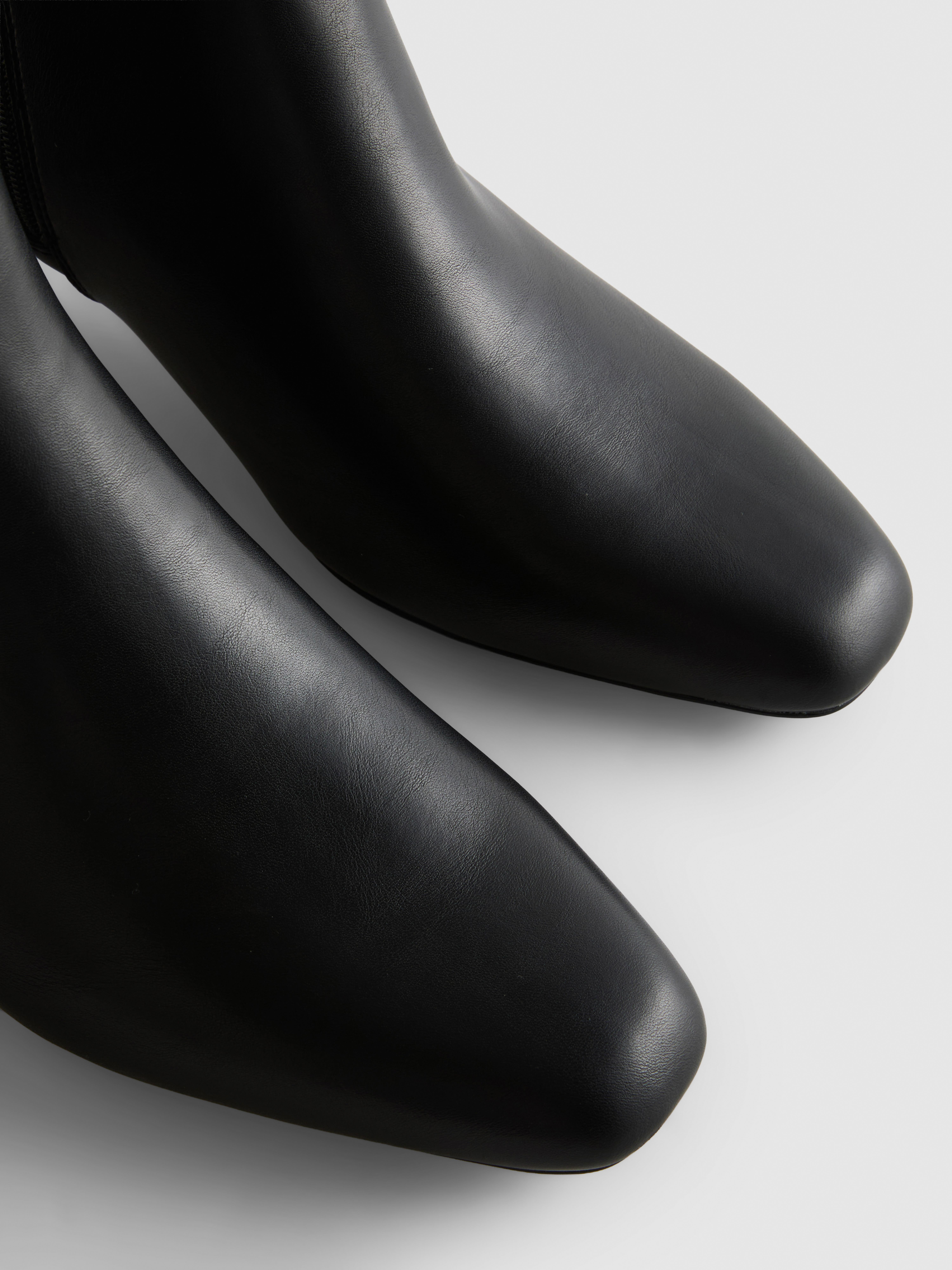 Block Heel Ankle Boots