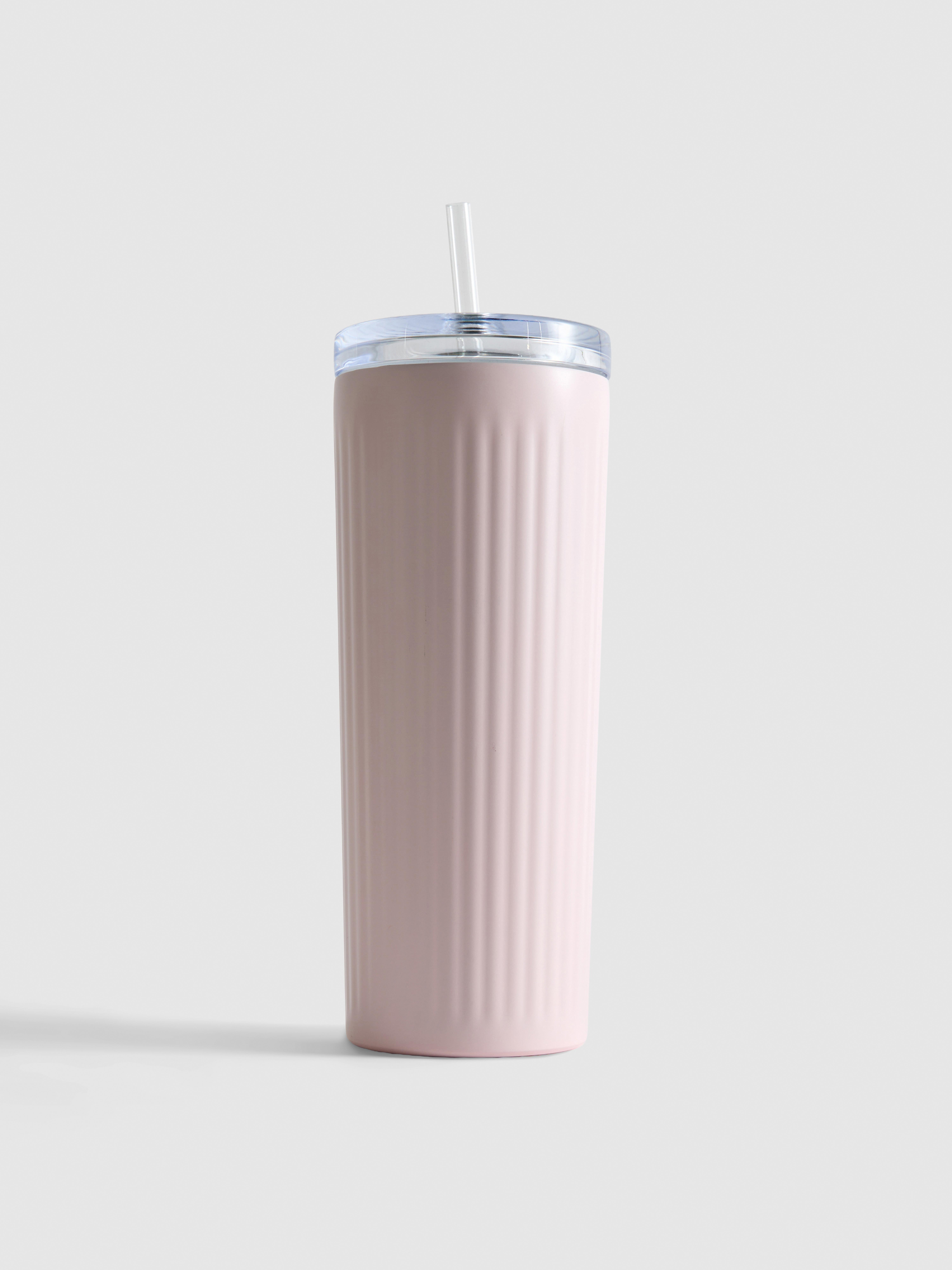 Vaso acanalado para bebidas heladas