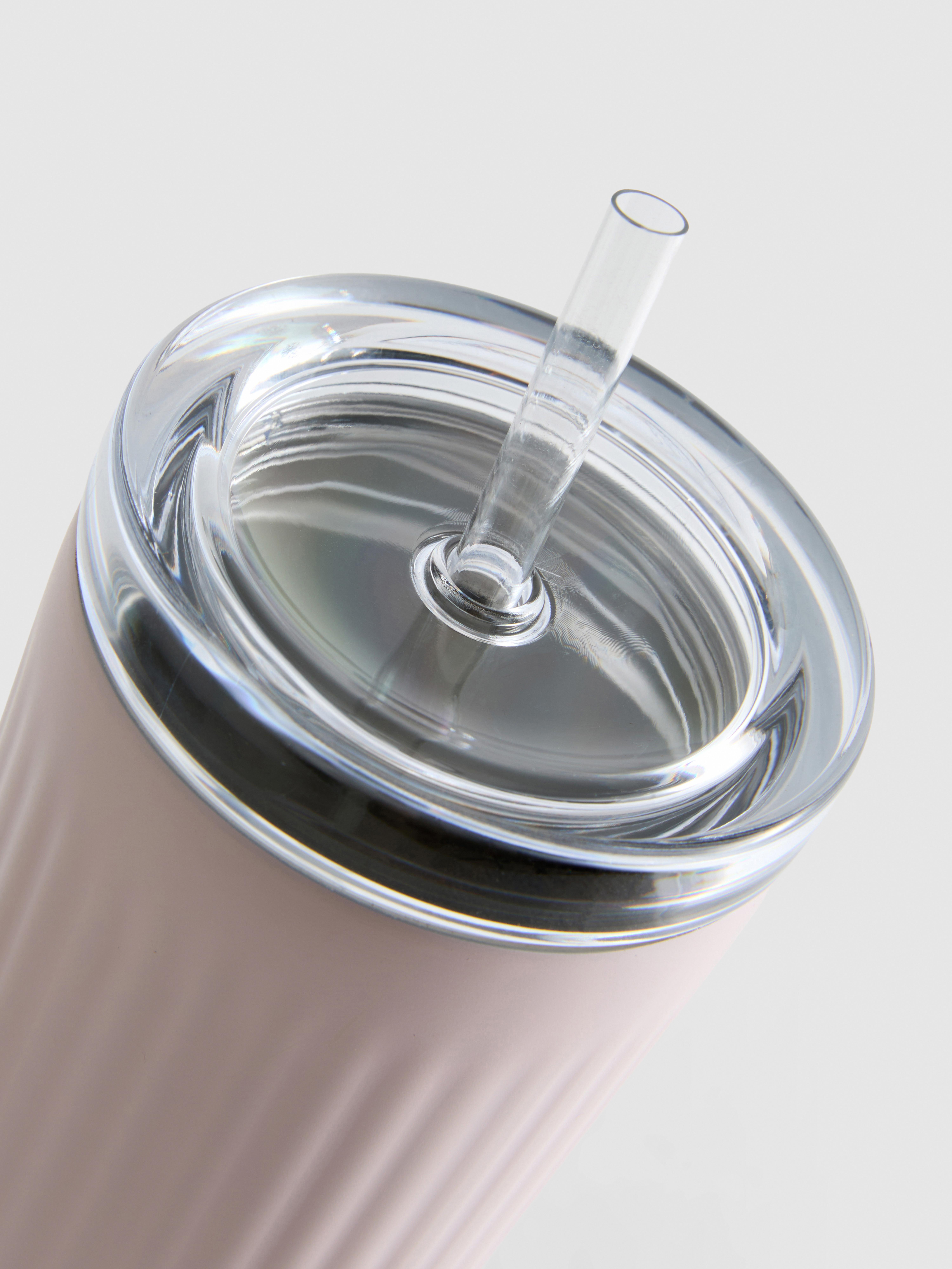 Vaso acanalado para bebidas heladas