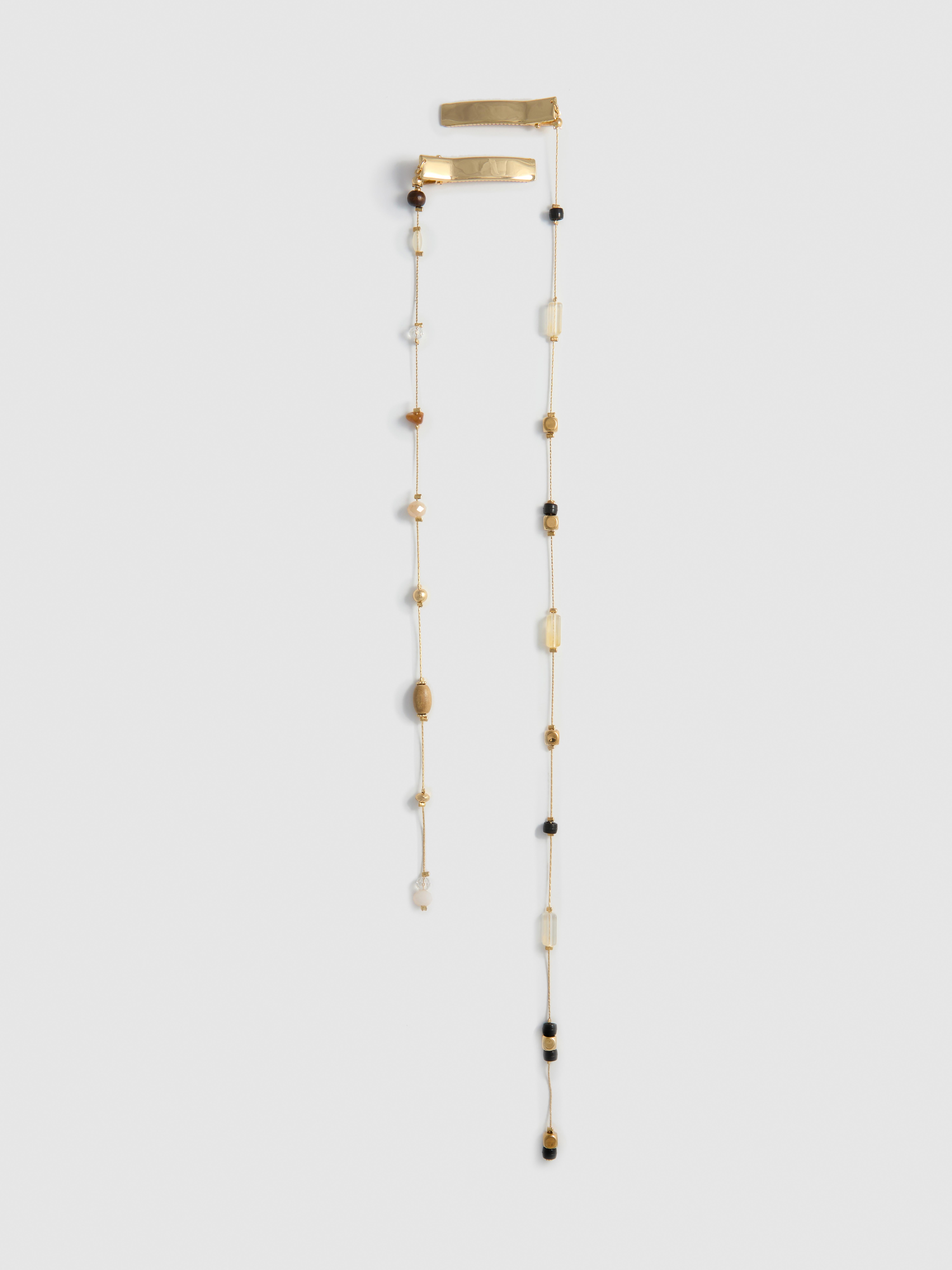 Lot de 2 barrettes à perles