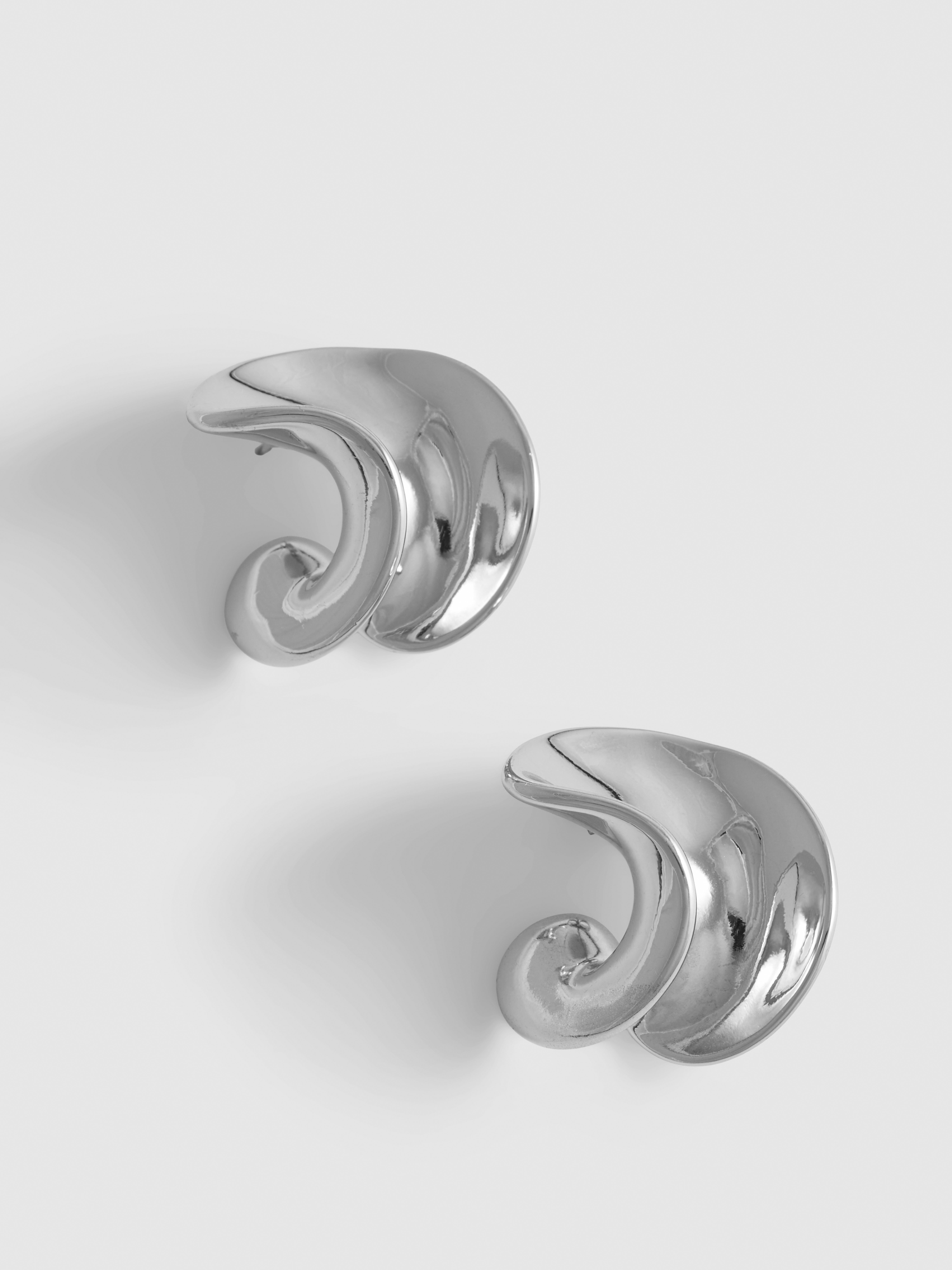 Sculptural Wave Earrings