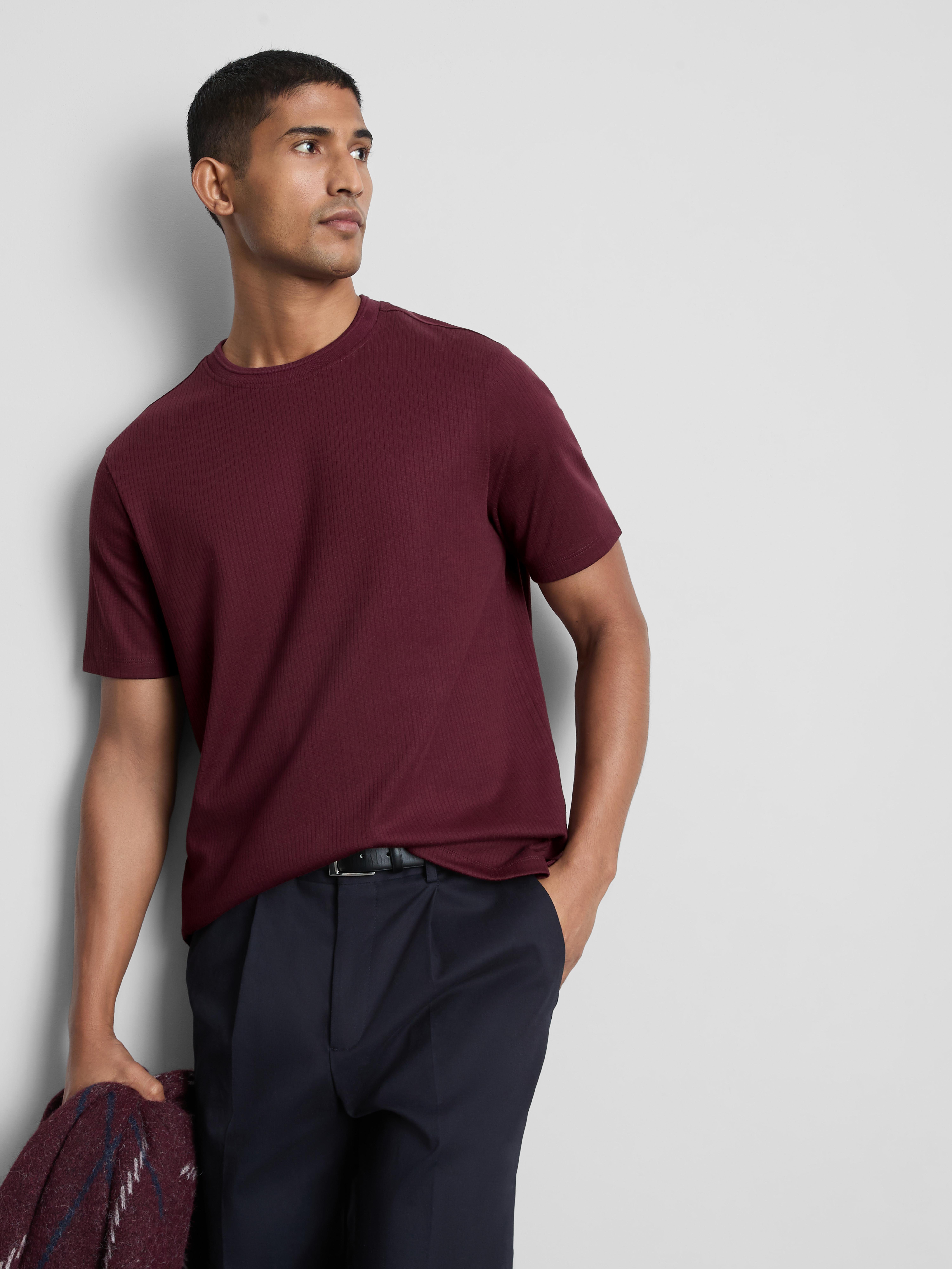 The Edit Ribbed Roundneck T-Shirt
