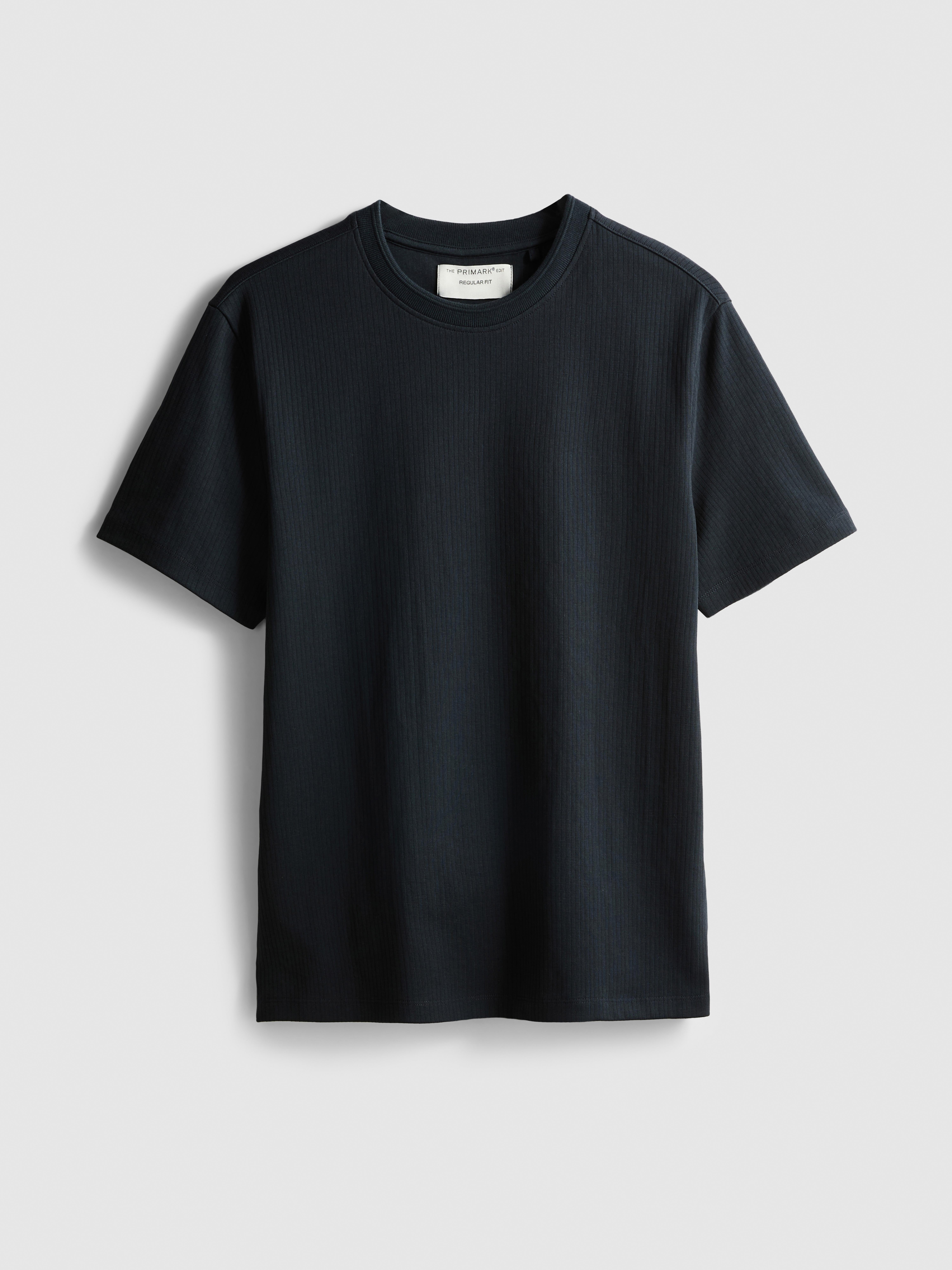Camiseta de cuello redondo de canalé de The Edit