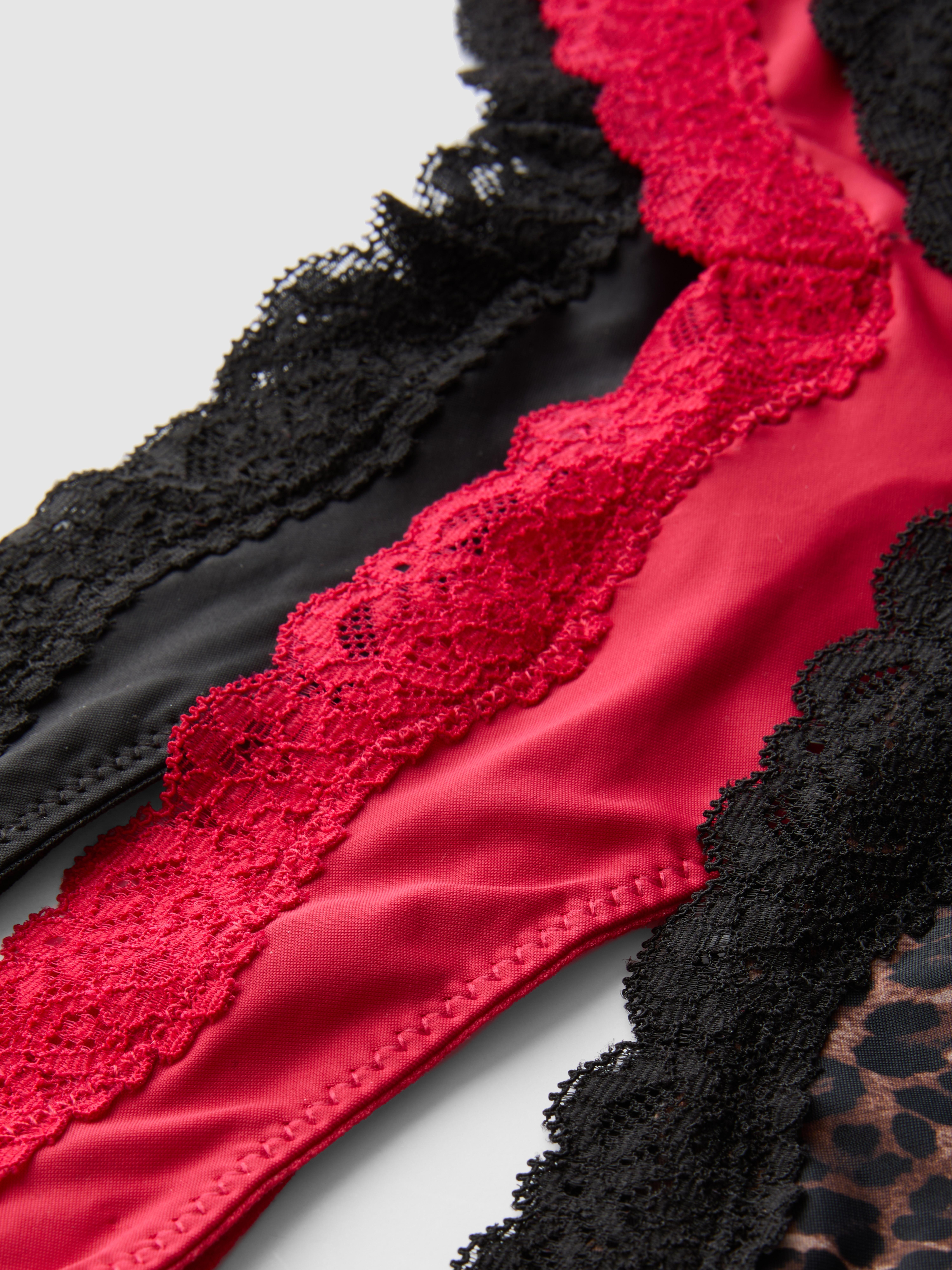 3pk Microfibre Miami Thongs