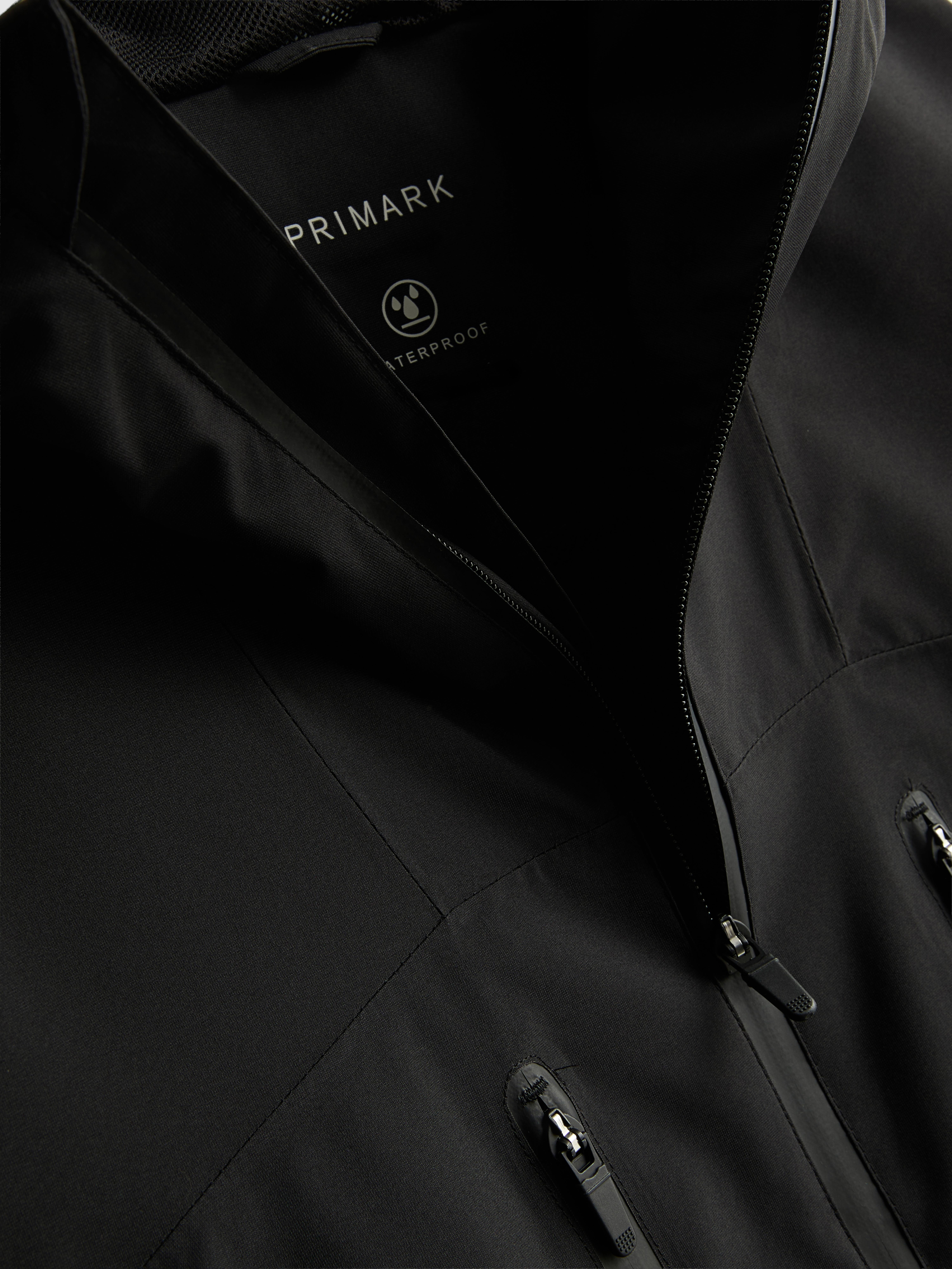 Hooded Zip Raincoat