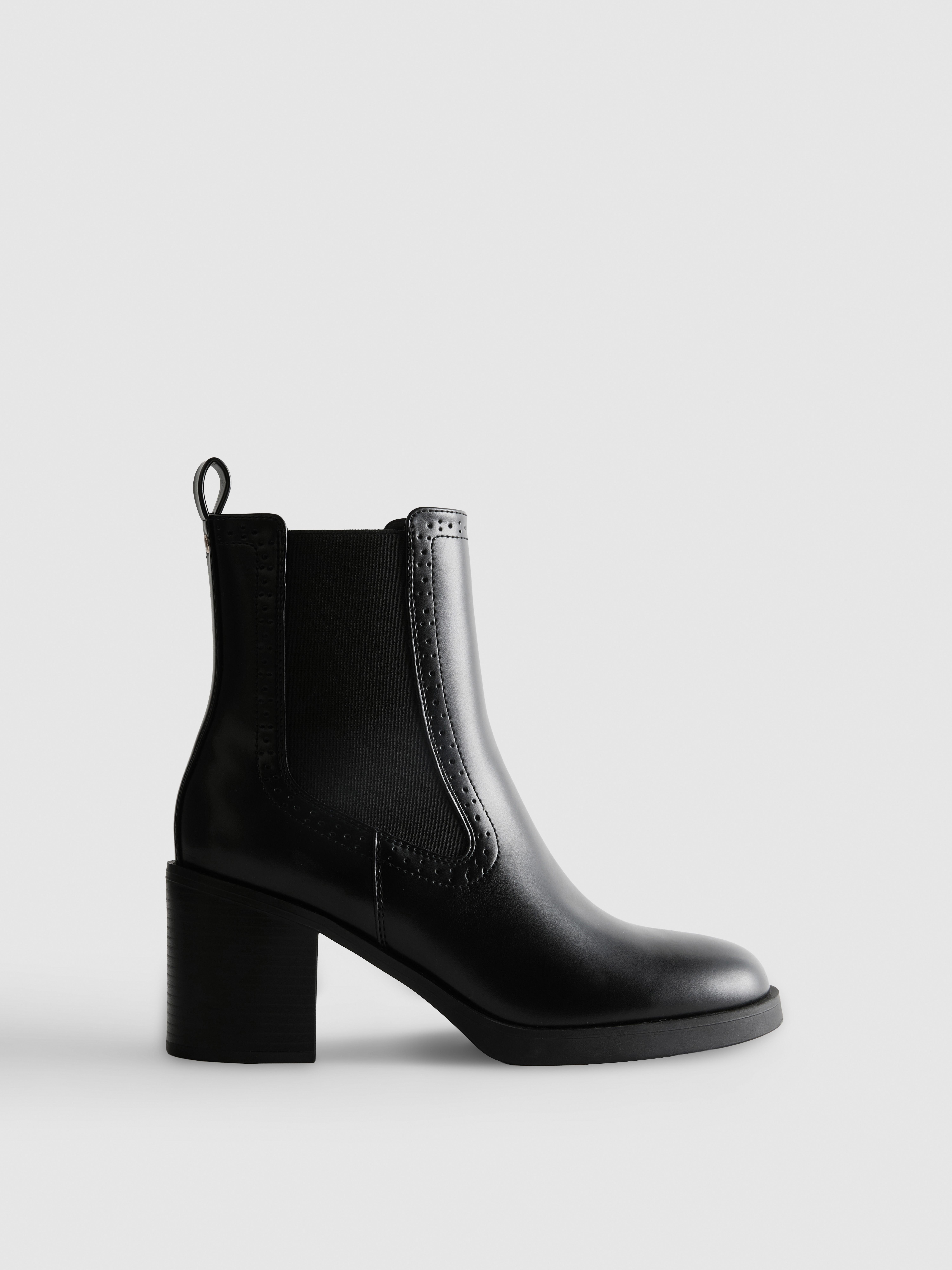 Block Heel Chelsea Boots