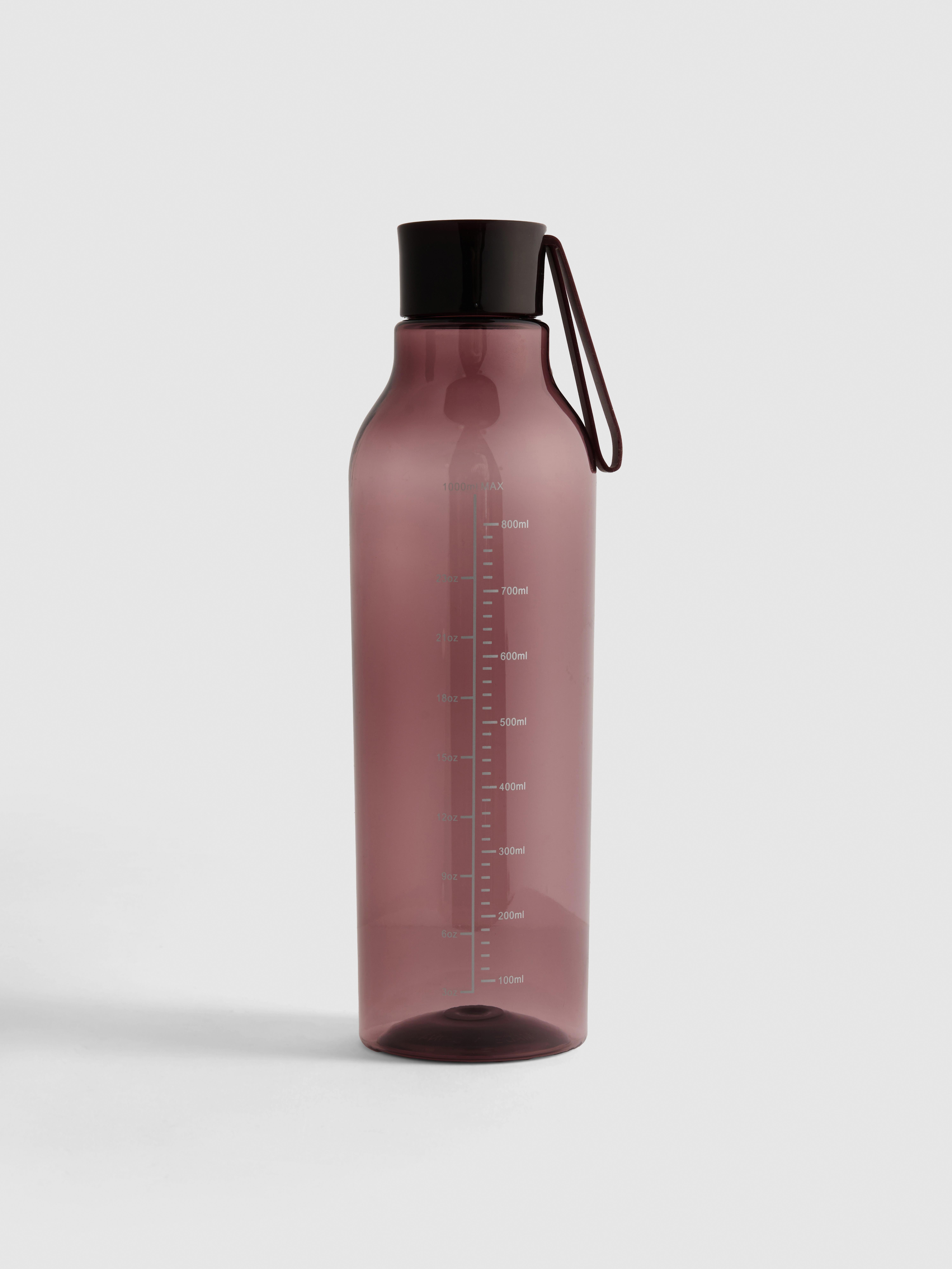 Garrafa água 1 L Cor de vinho