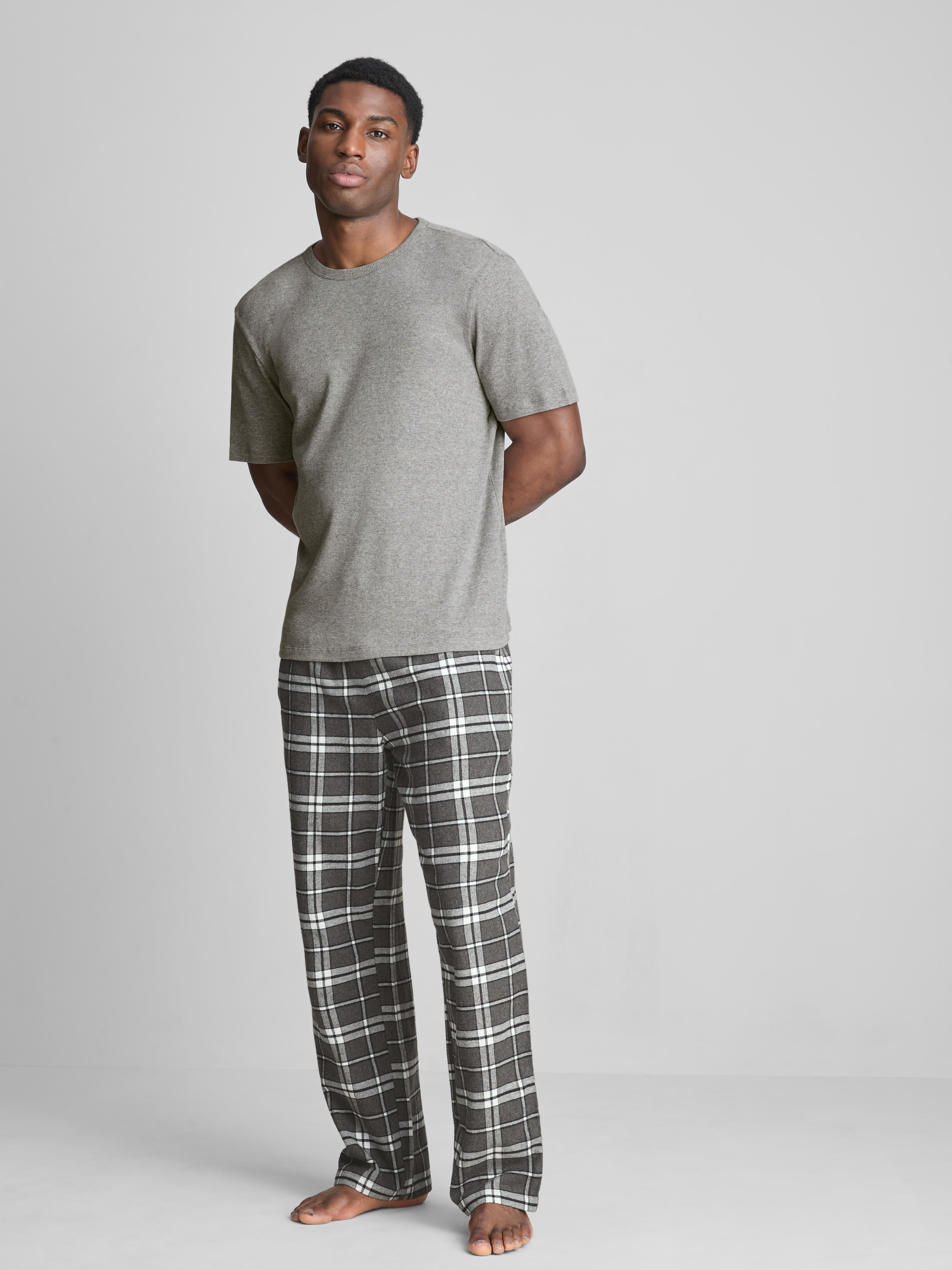 Pijama a cuadros con mucho algodón