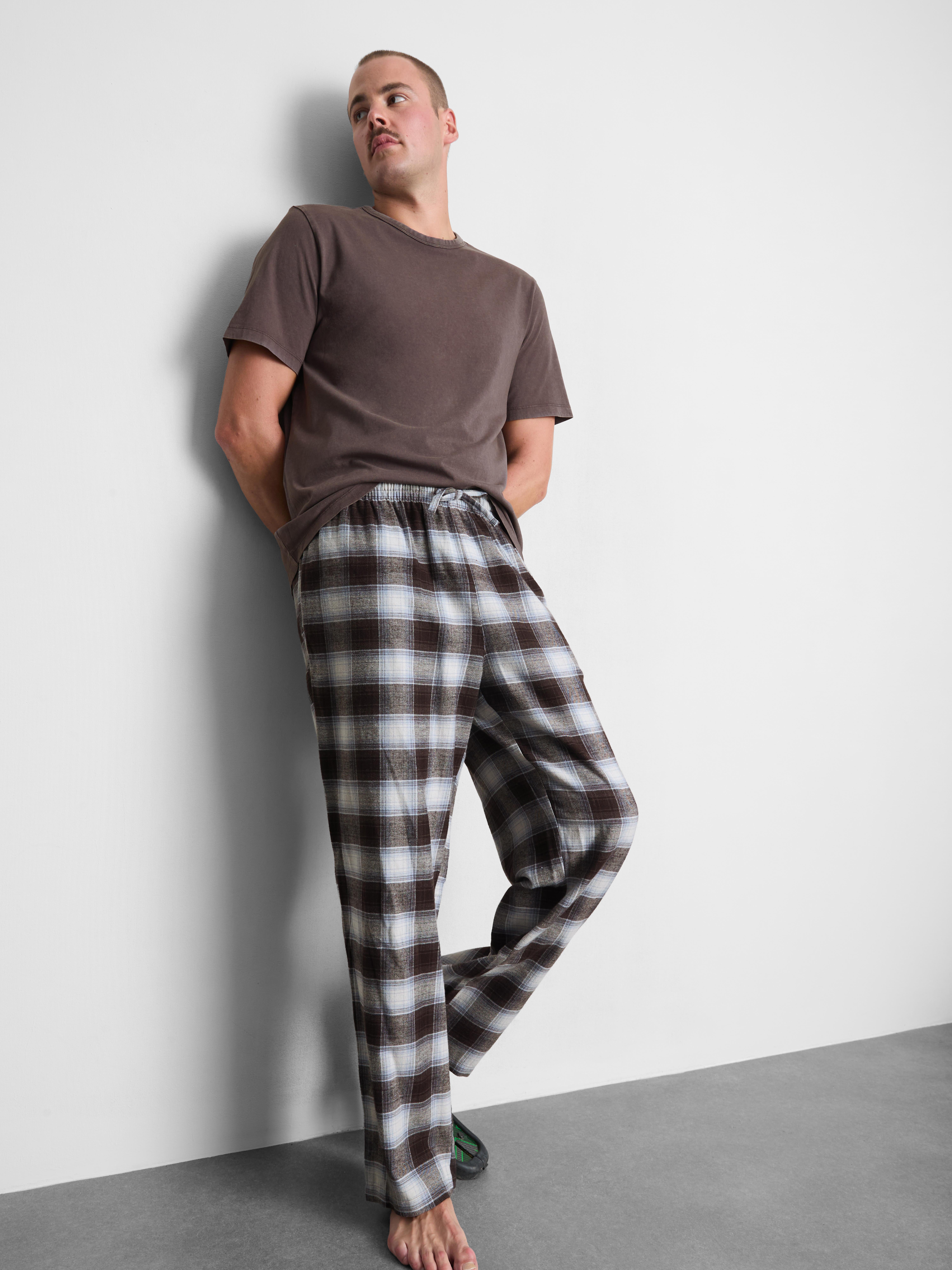 Pyjama à carreaux en pur coton