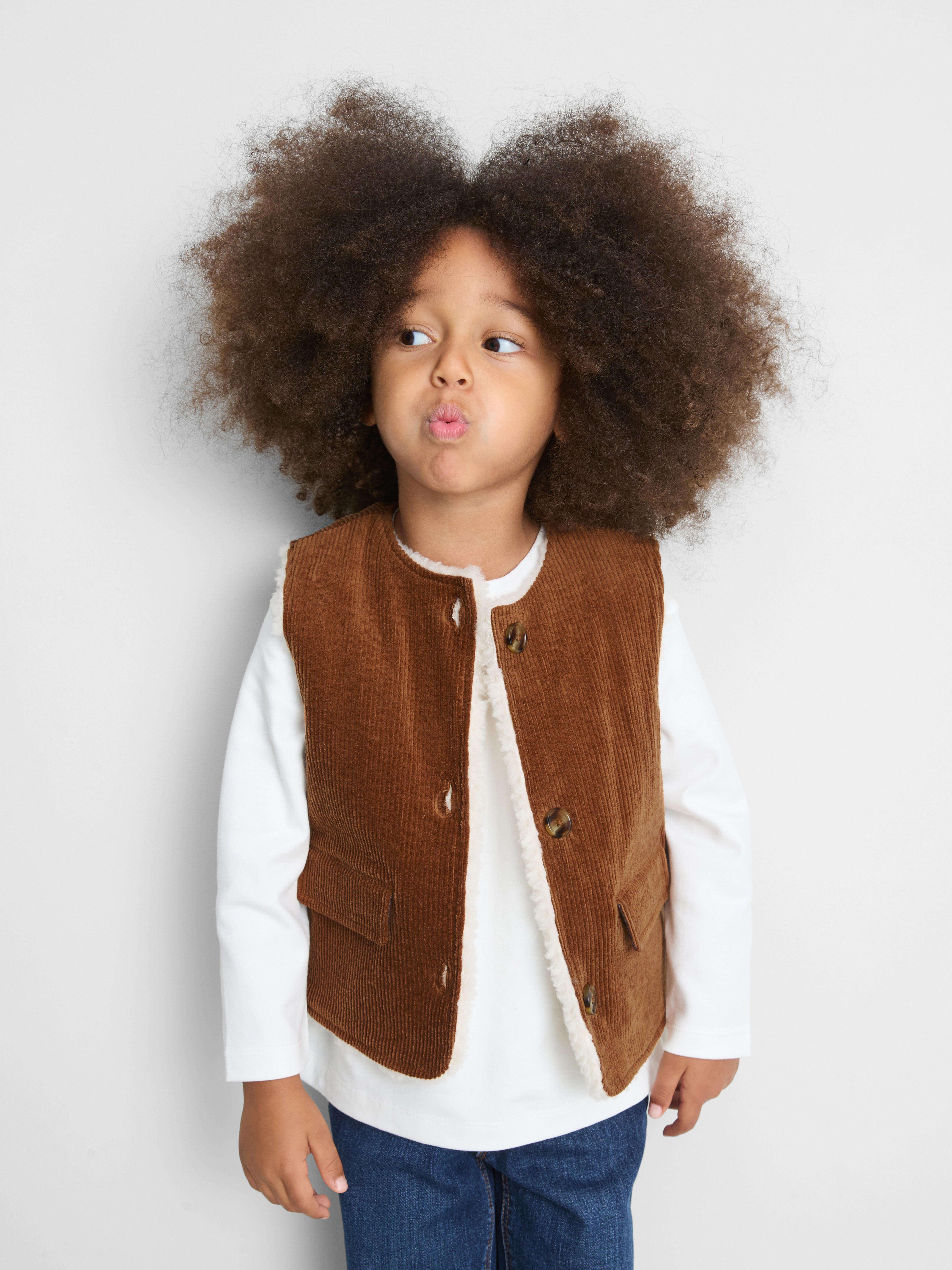 1-12yrs | The Edit Cotton-Rich Corduroy Vest