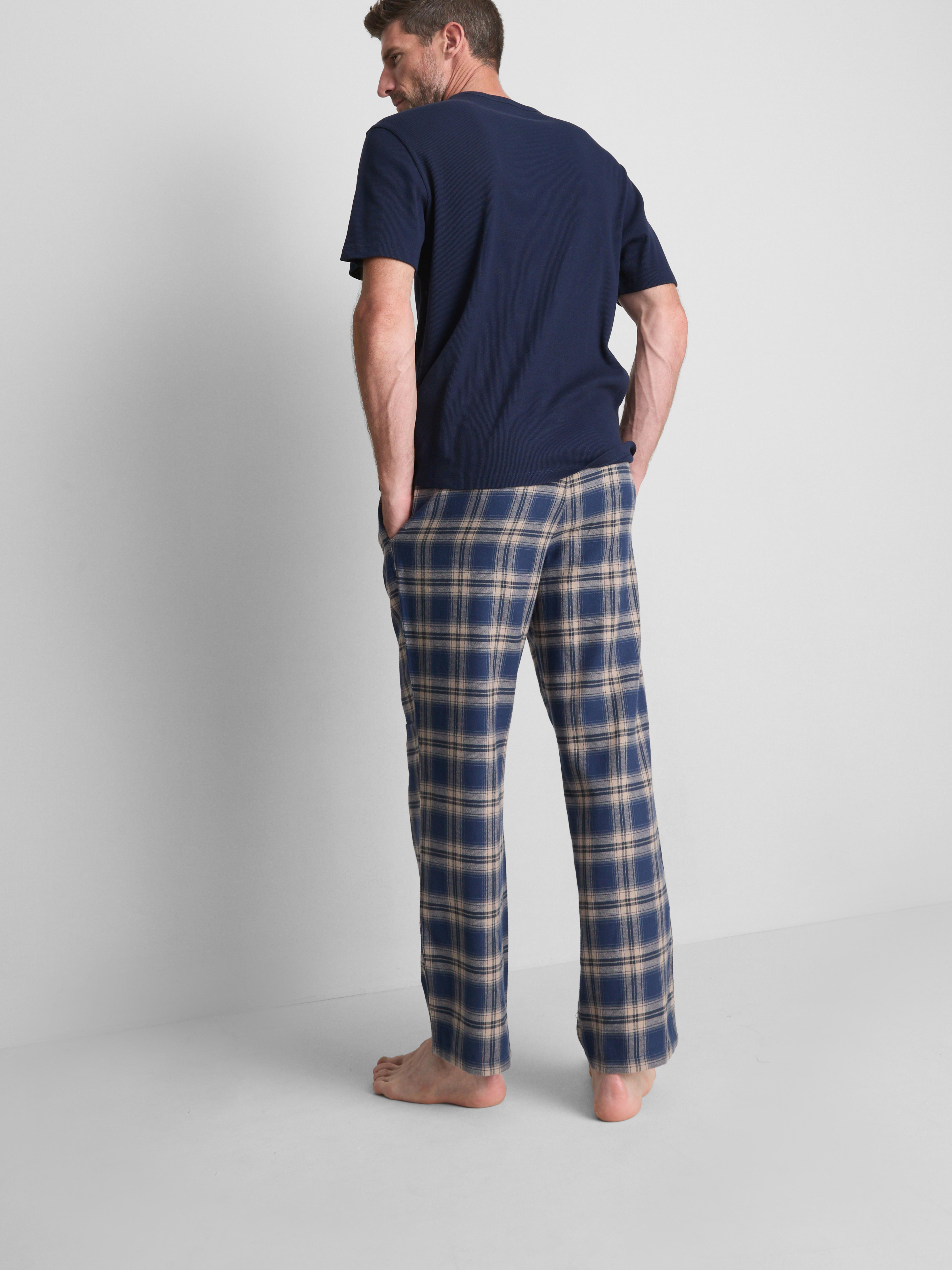 Pyjama à carreaux en pur coton