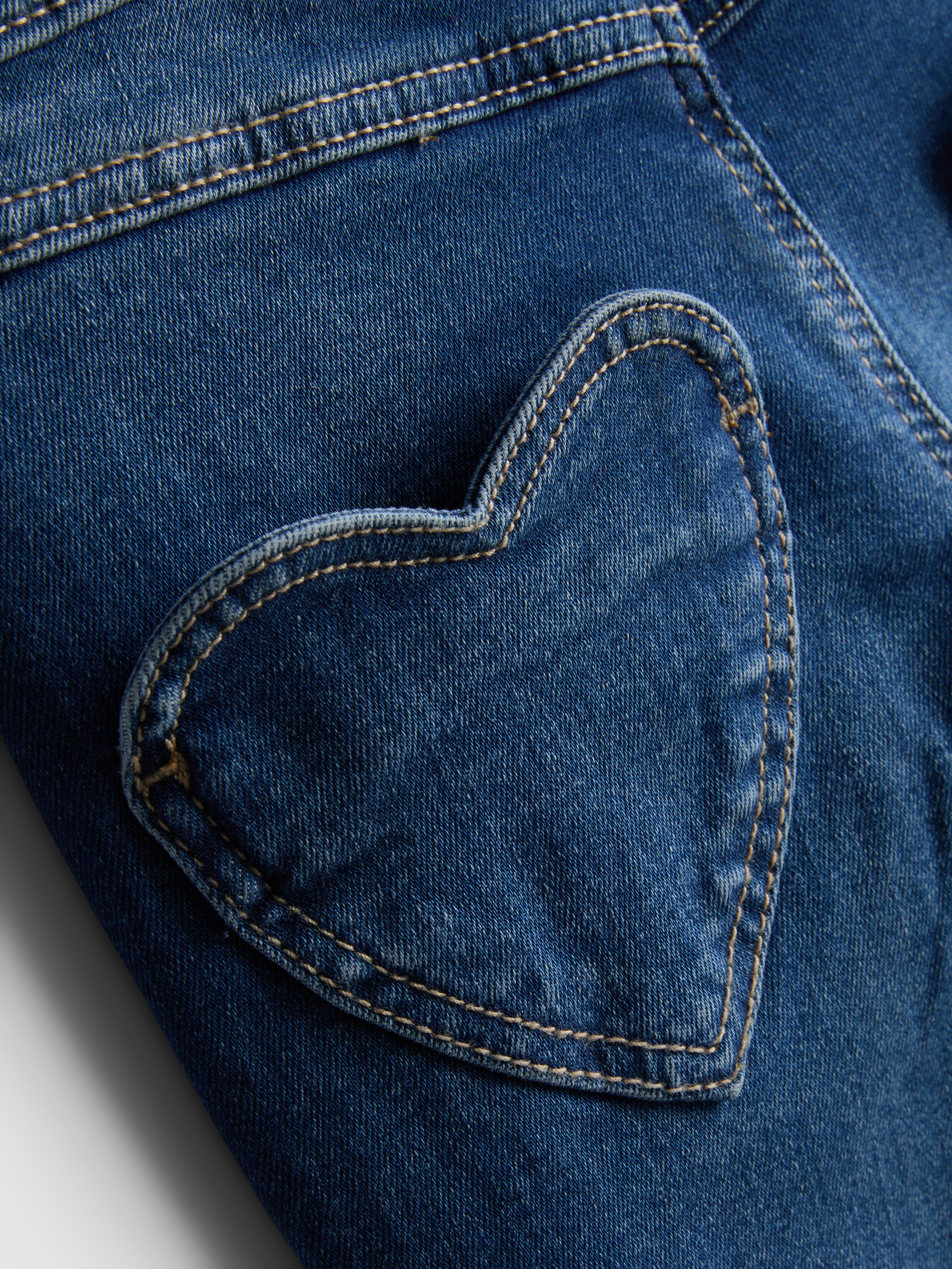 1-9yrs | Cotton-Rich Heart Pocket Flare Jeans