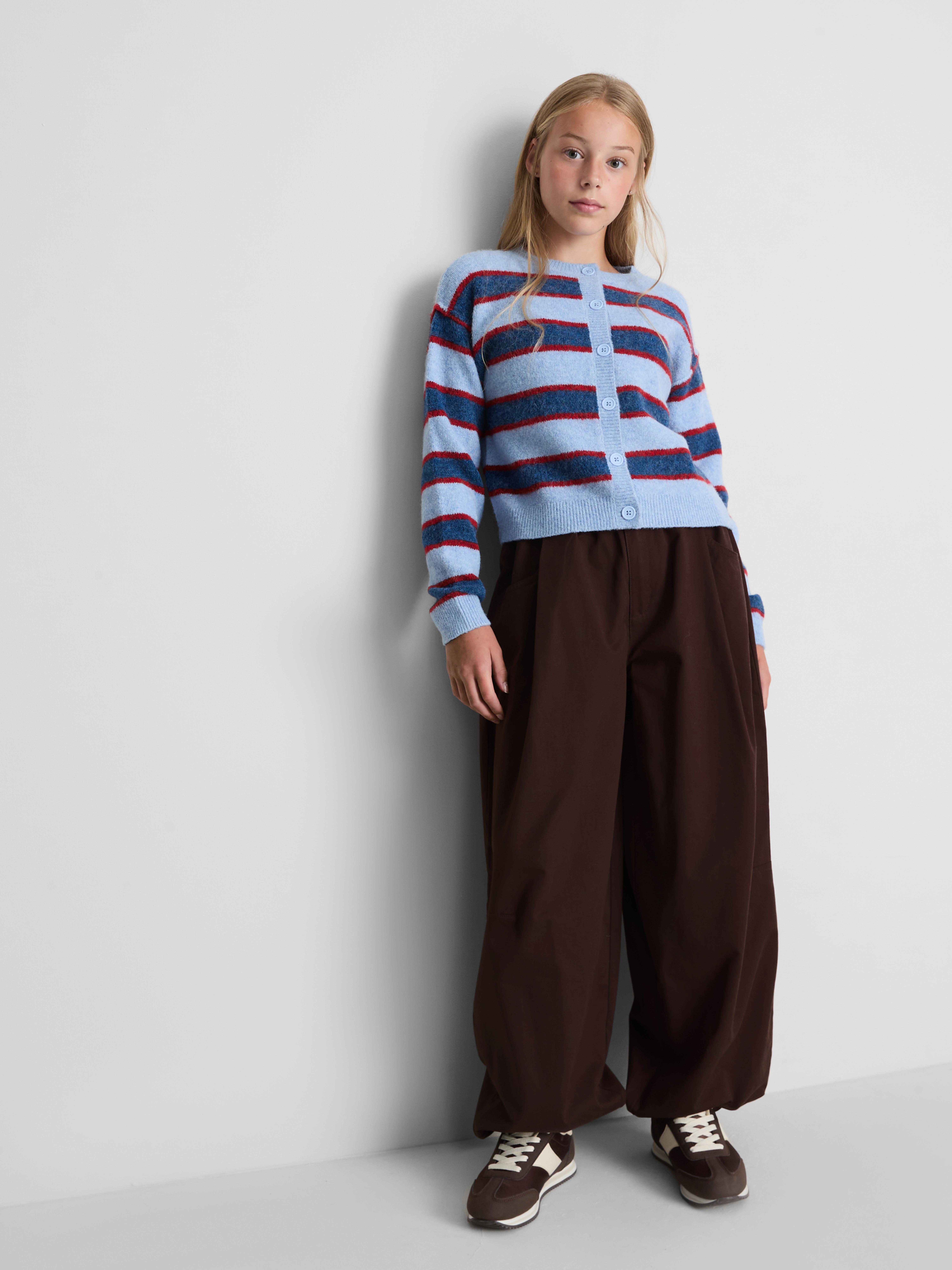 7-15yrs | Barrel Leg Trousers