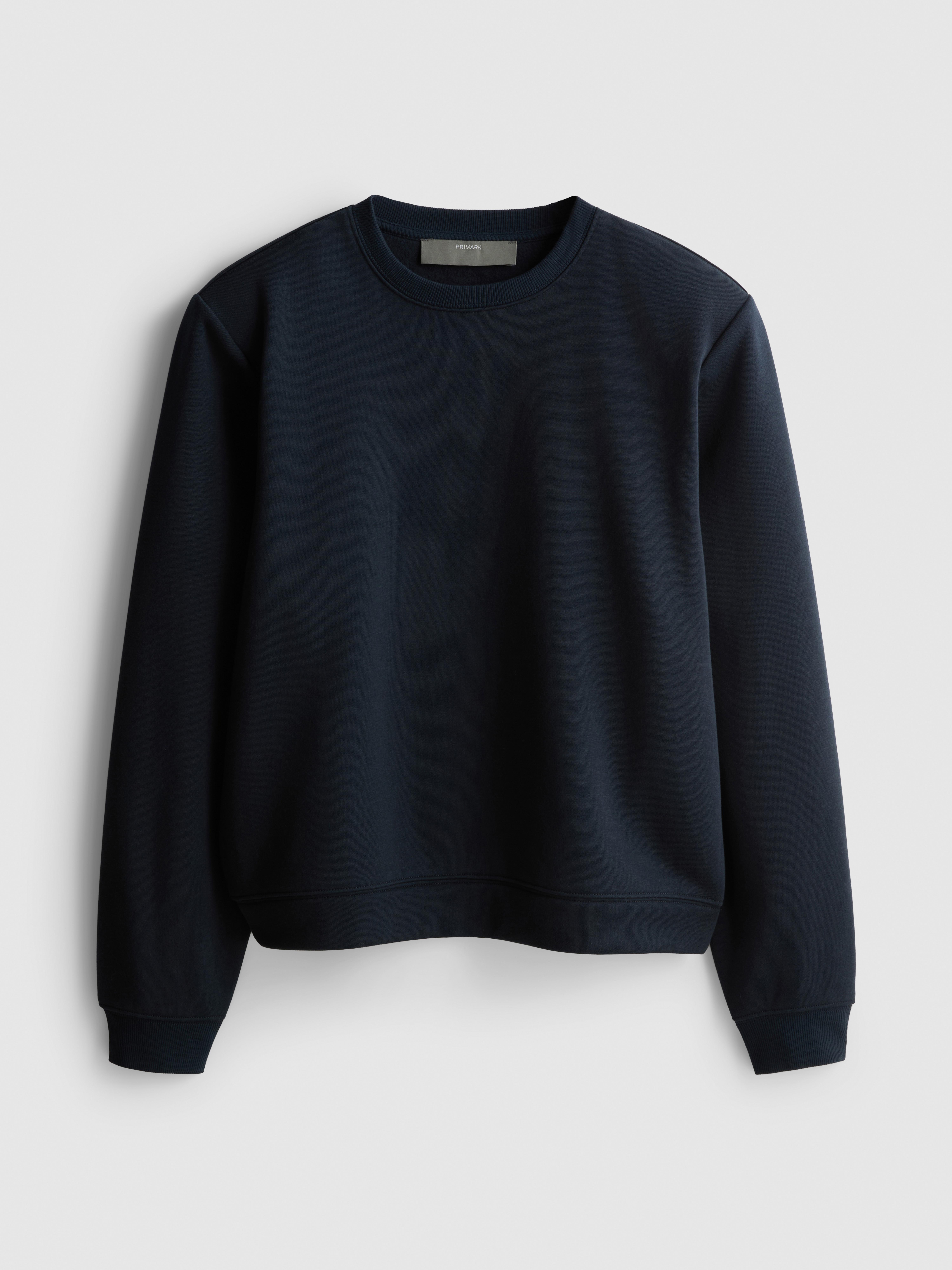 Cotton Rich Shoulder Pad Sweatshirt