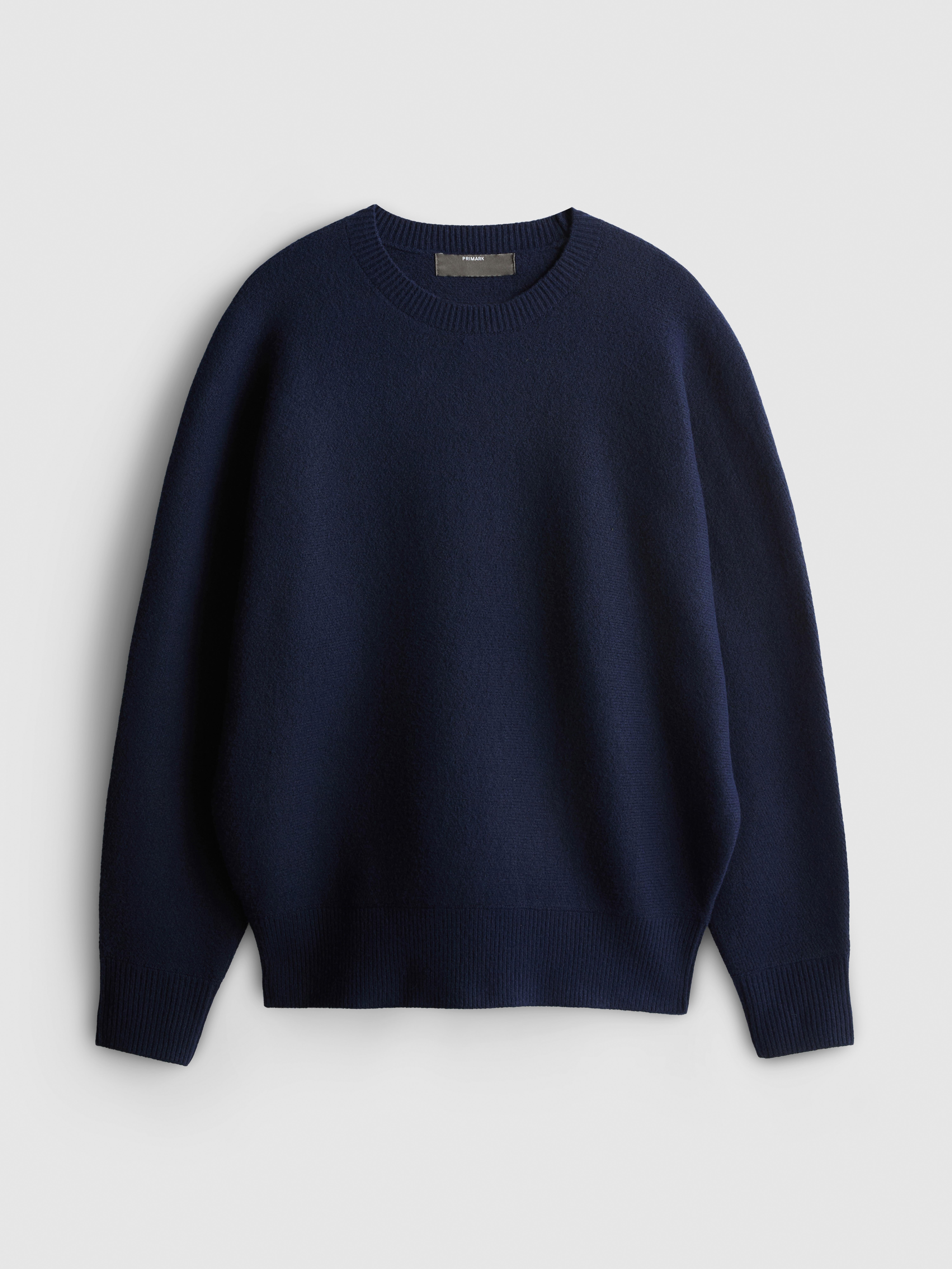 Gestrickter Cocoon-Pullover im Oversized-Look
