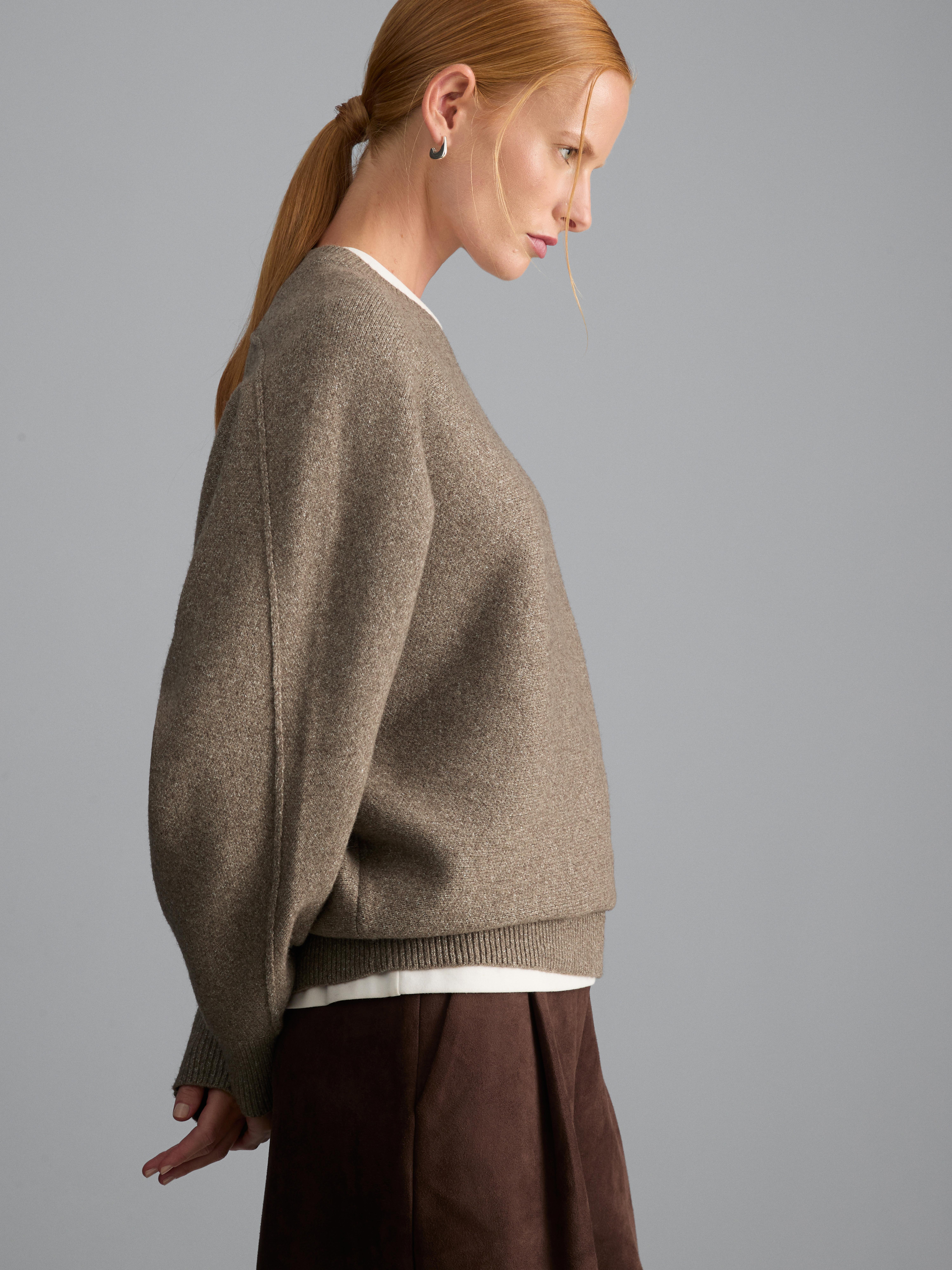 Gebreide oversized cocoontrui