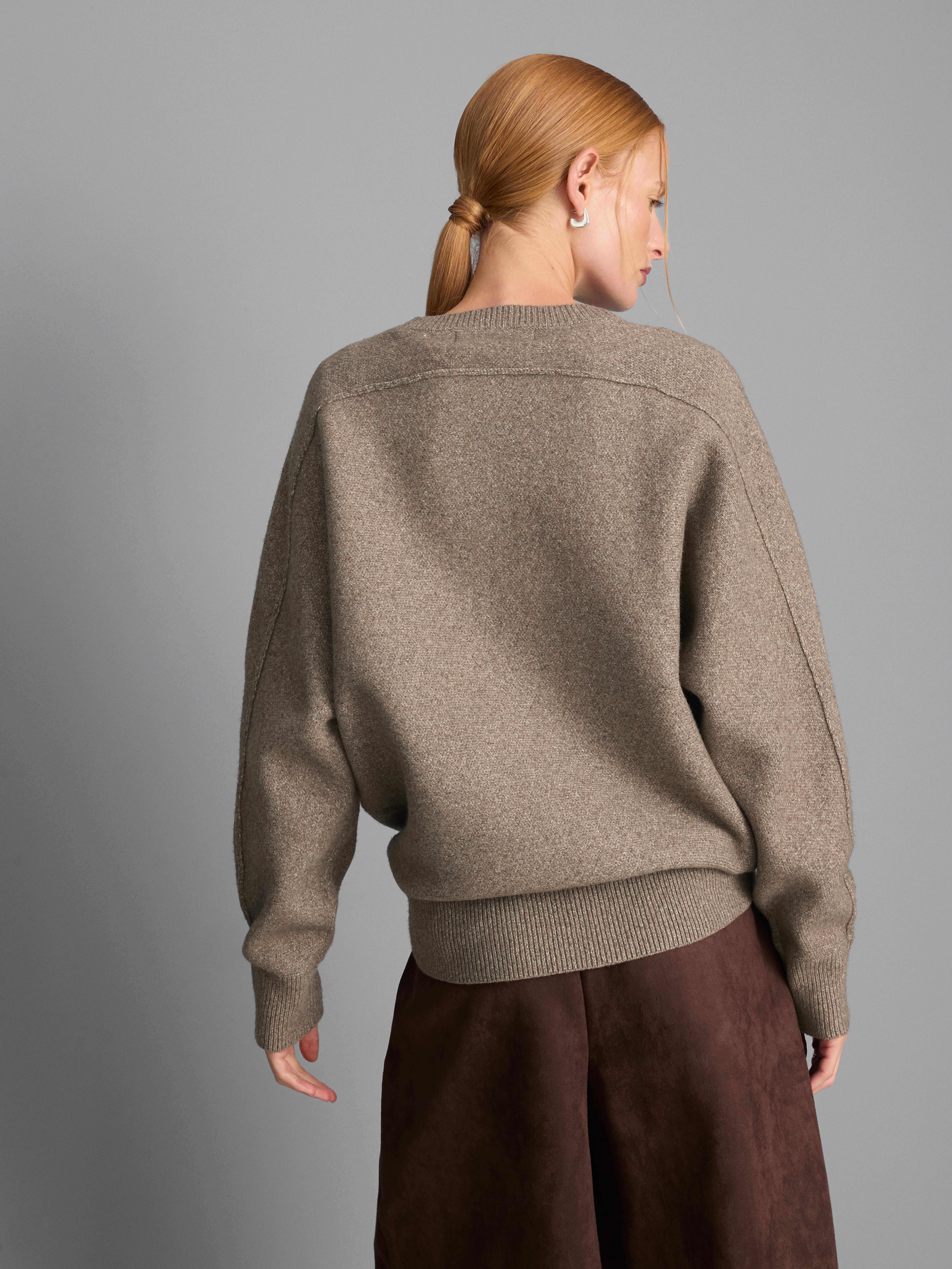 Gebreide oversized cocoontrui