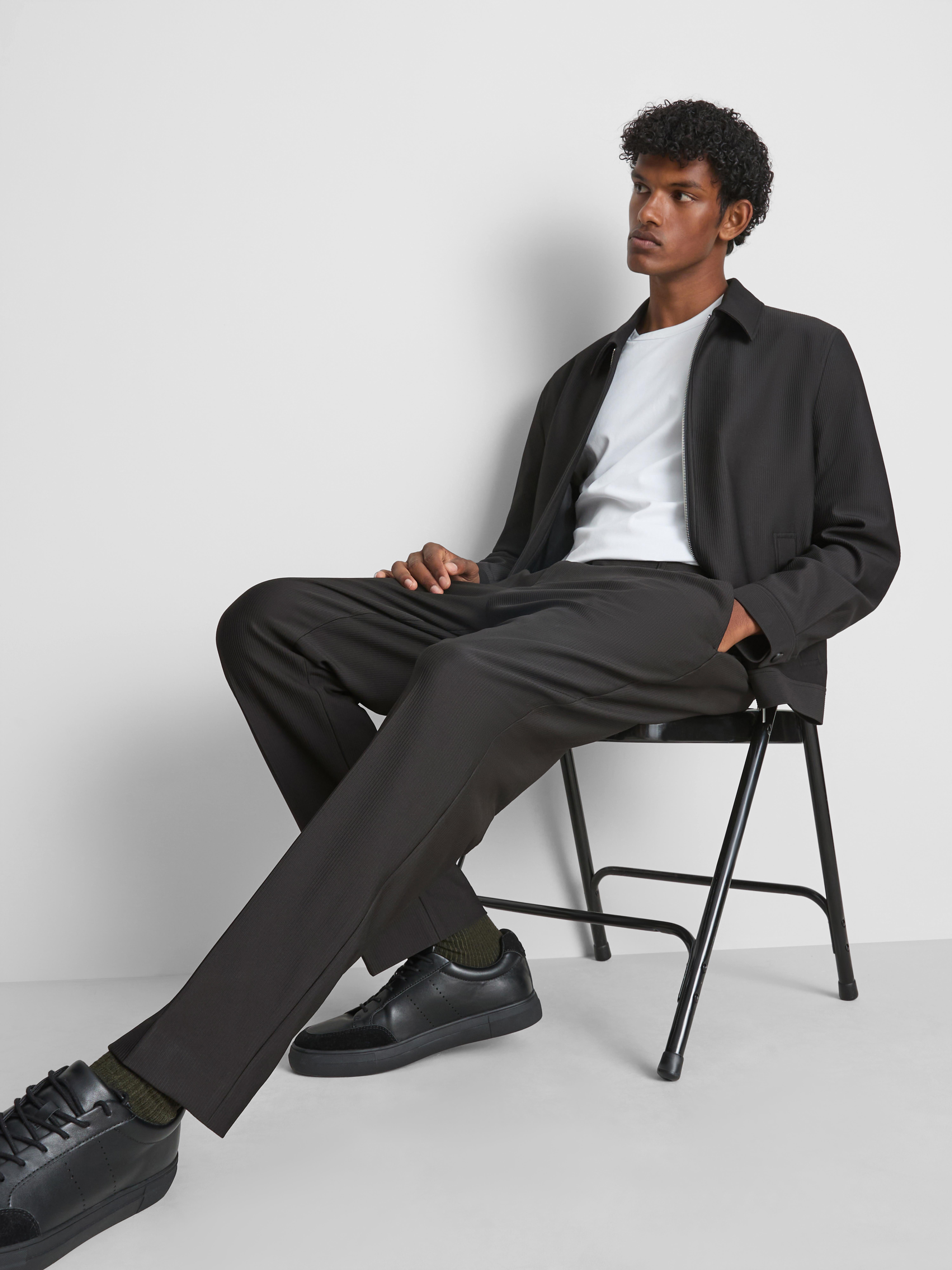 Pantalon de costume plissé coupe regular The Edit