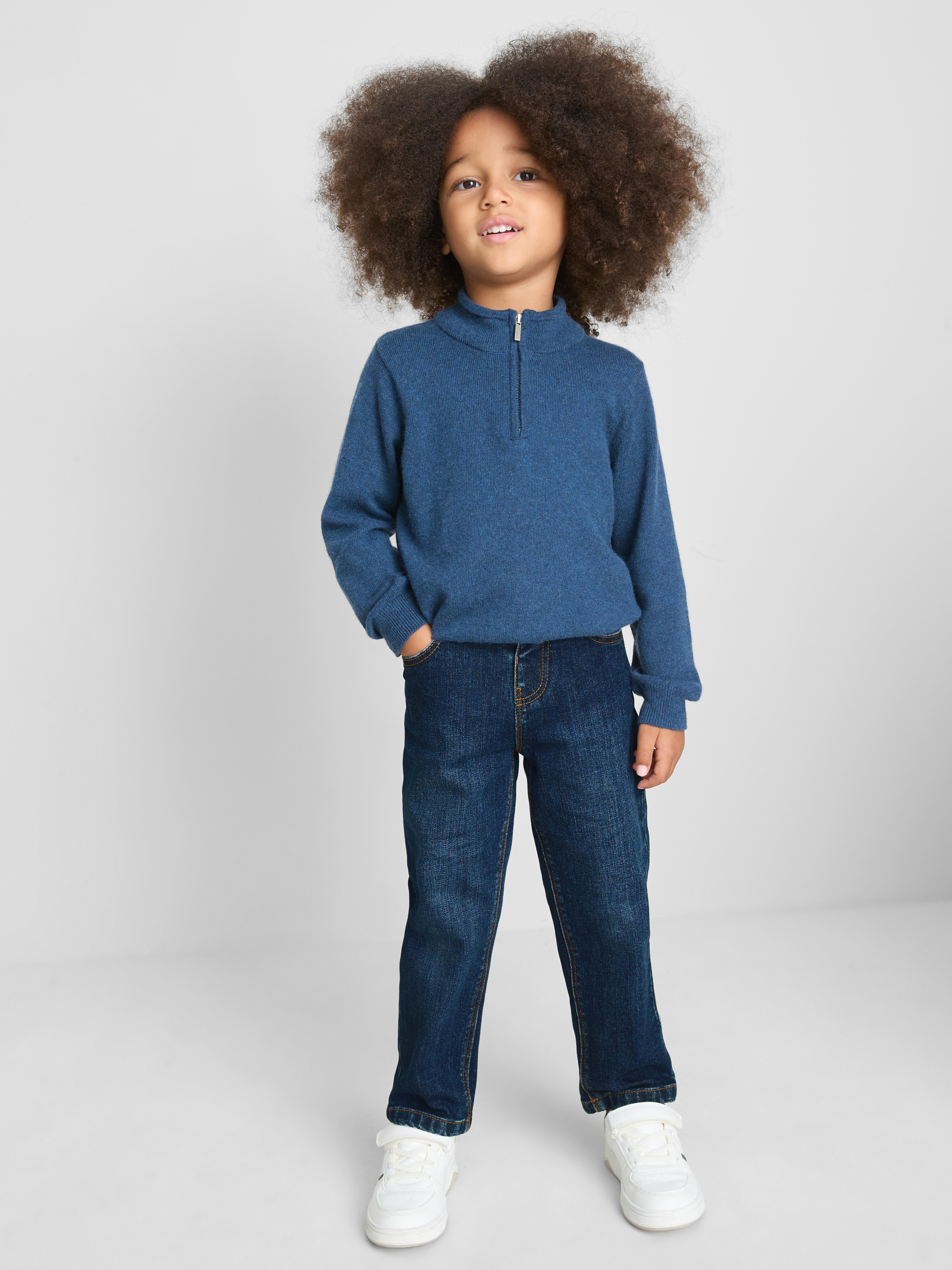 1-9 jr | Katoenrijke jeans met rechte pijpen