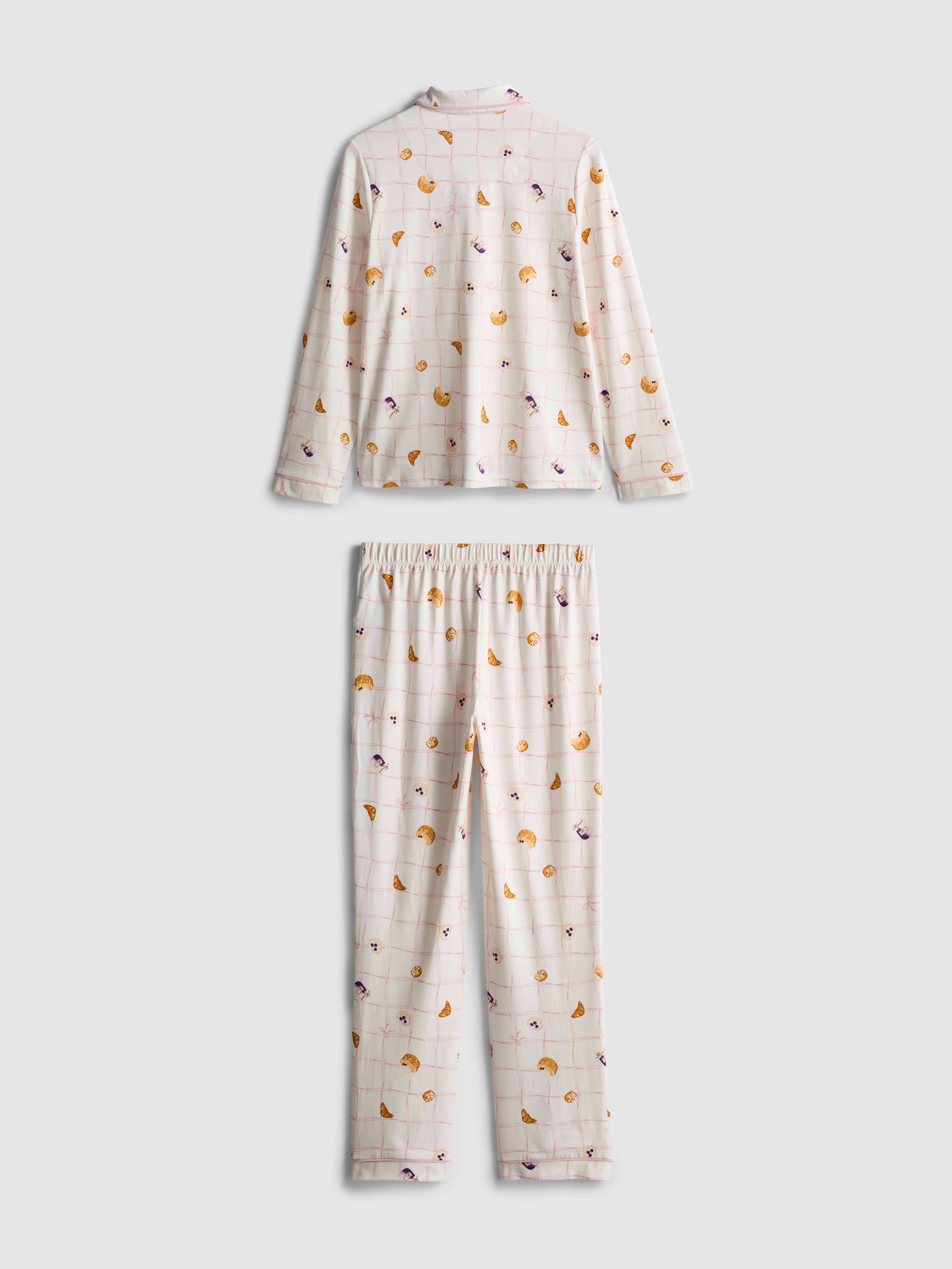 5-15 anni | Pigiama con camicia e grafica colazione