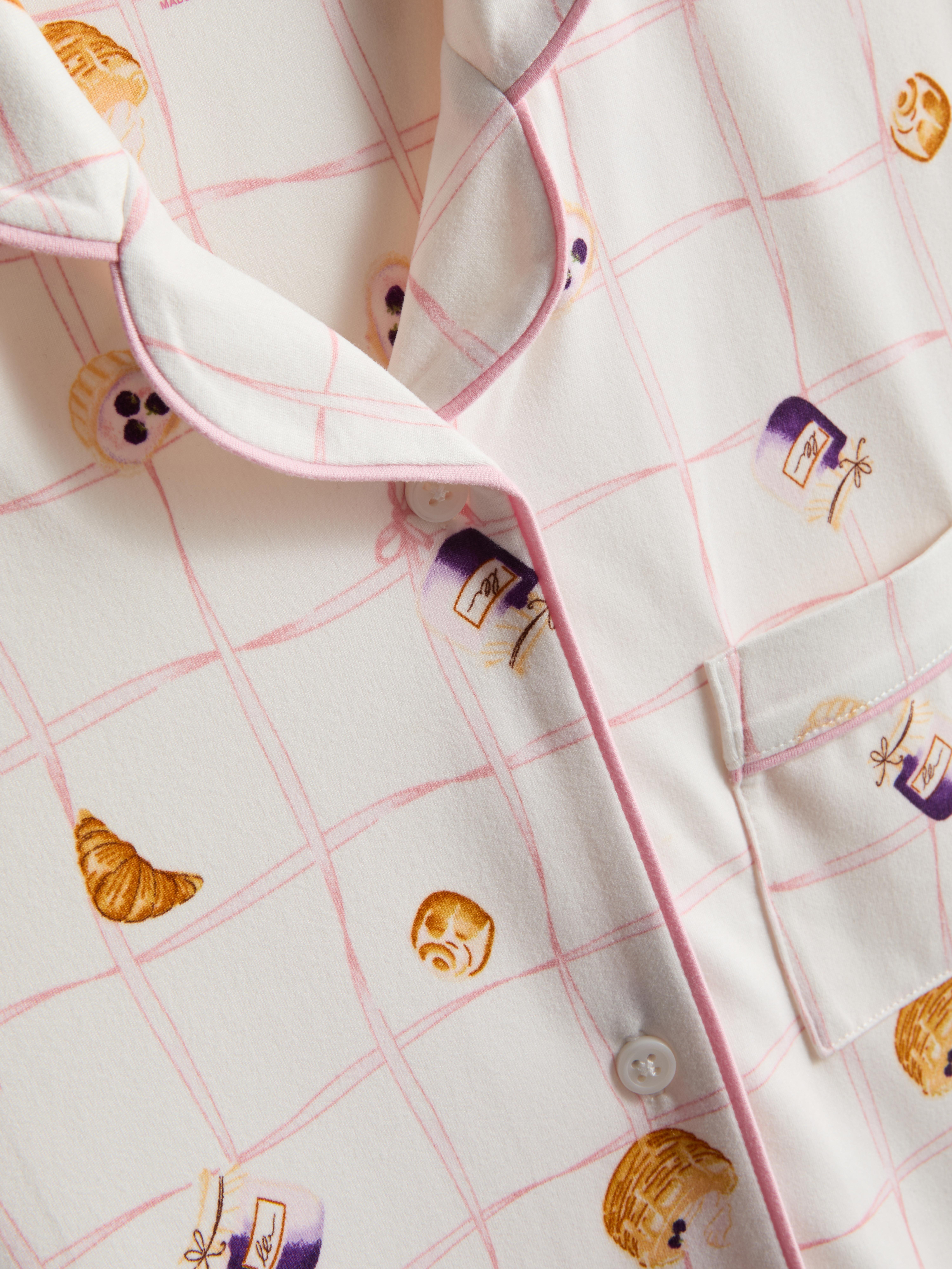 5-15 anni | Pigiama con camicia e grafica colazione