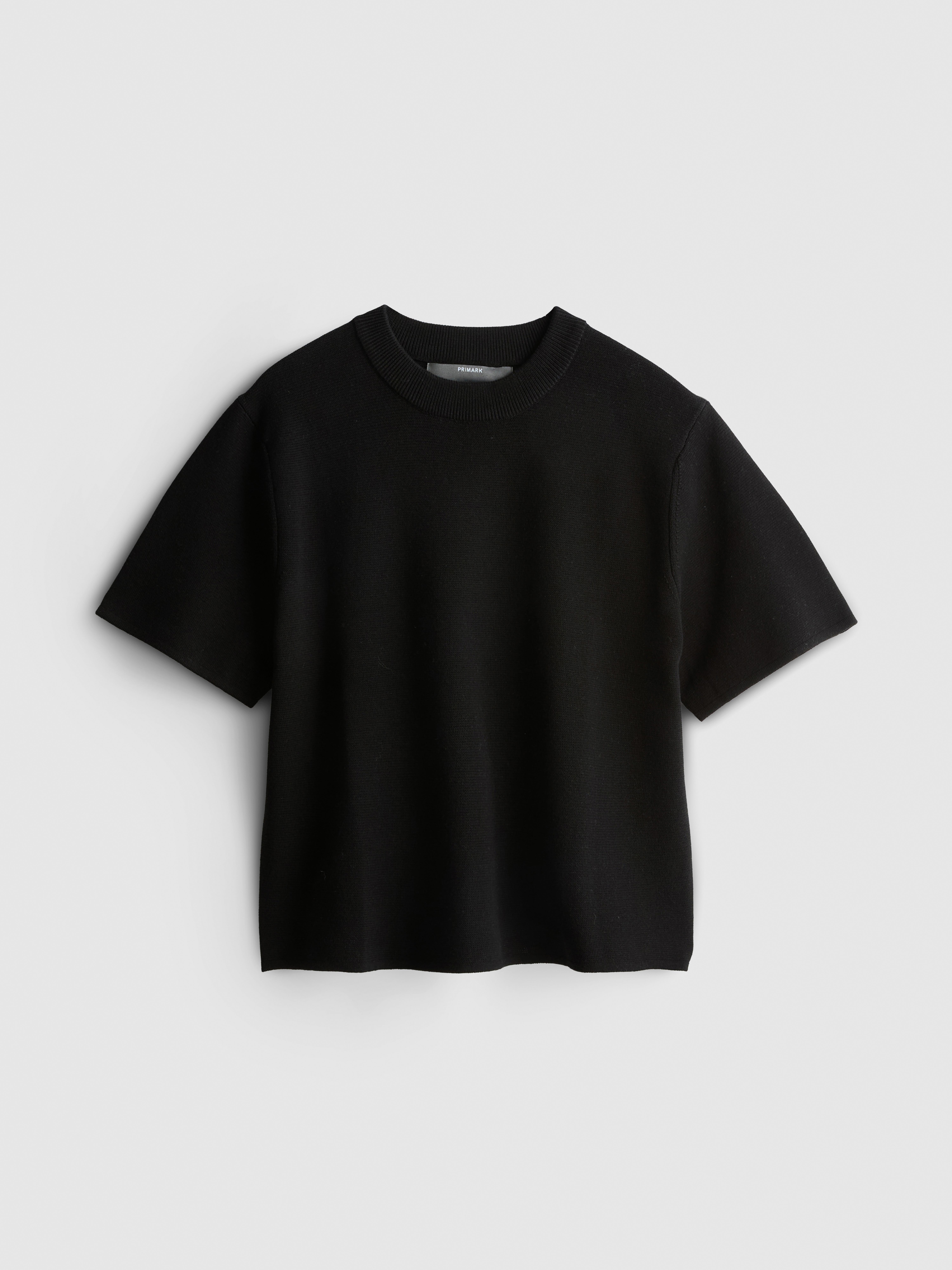 Boxy Compact Knit Tee
