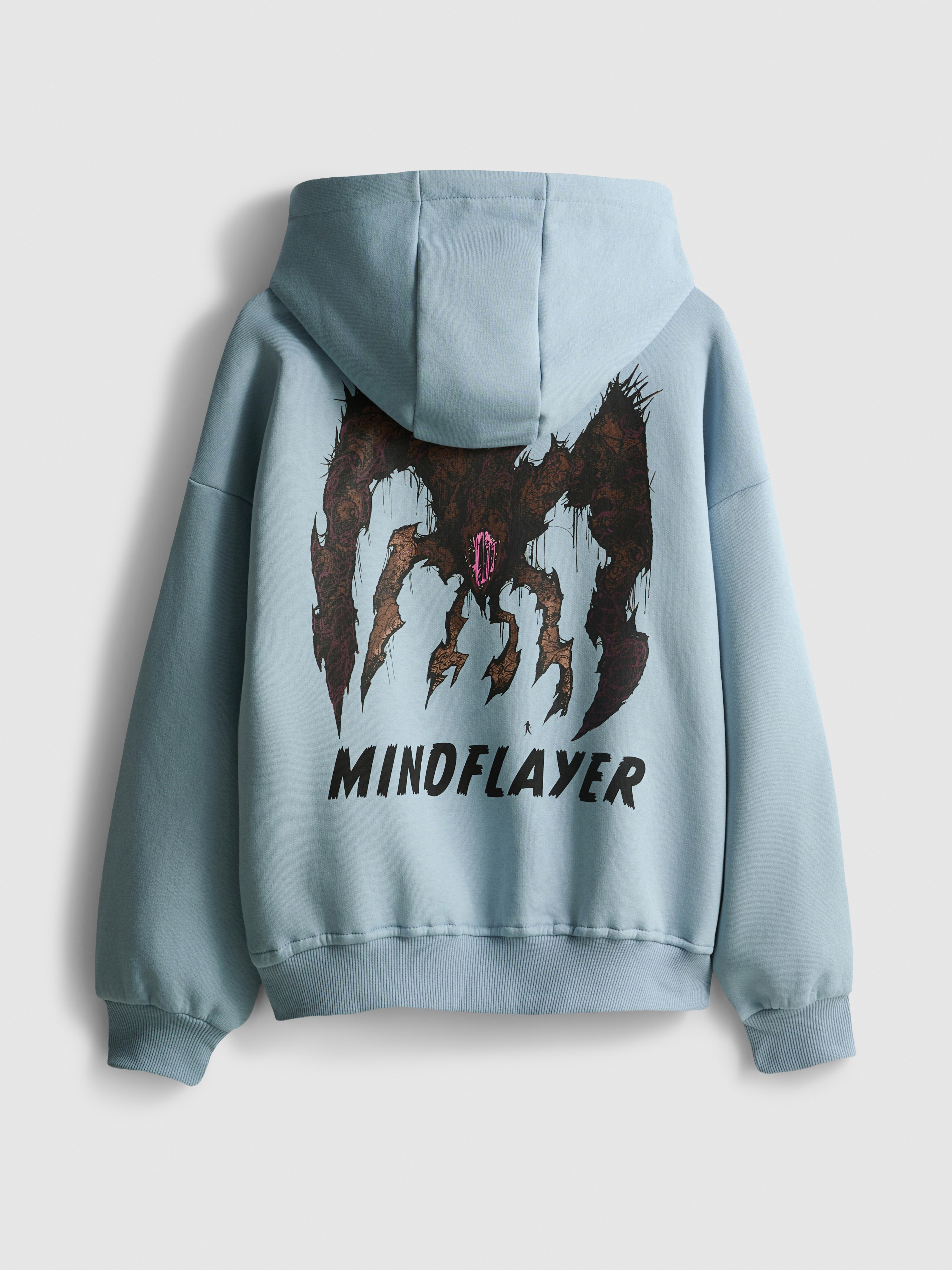 7-15 jr | Hoodie Stranger Things Mindflayer - Blauw - Jongens