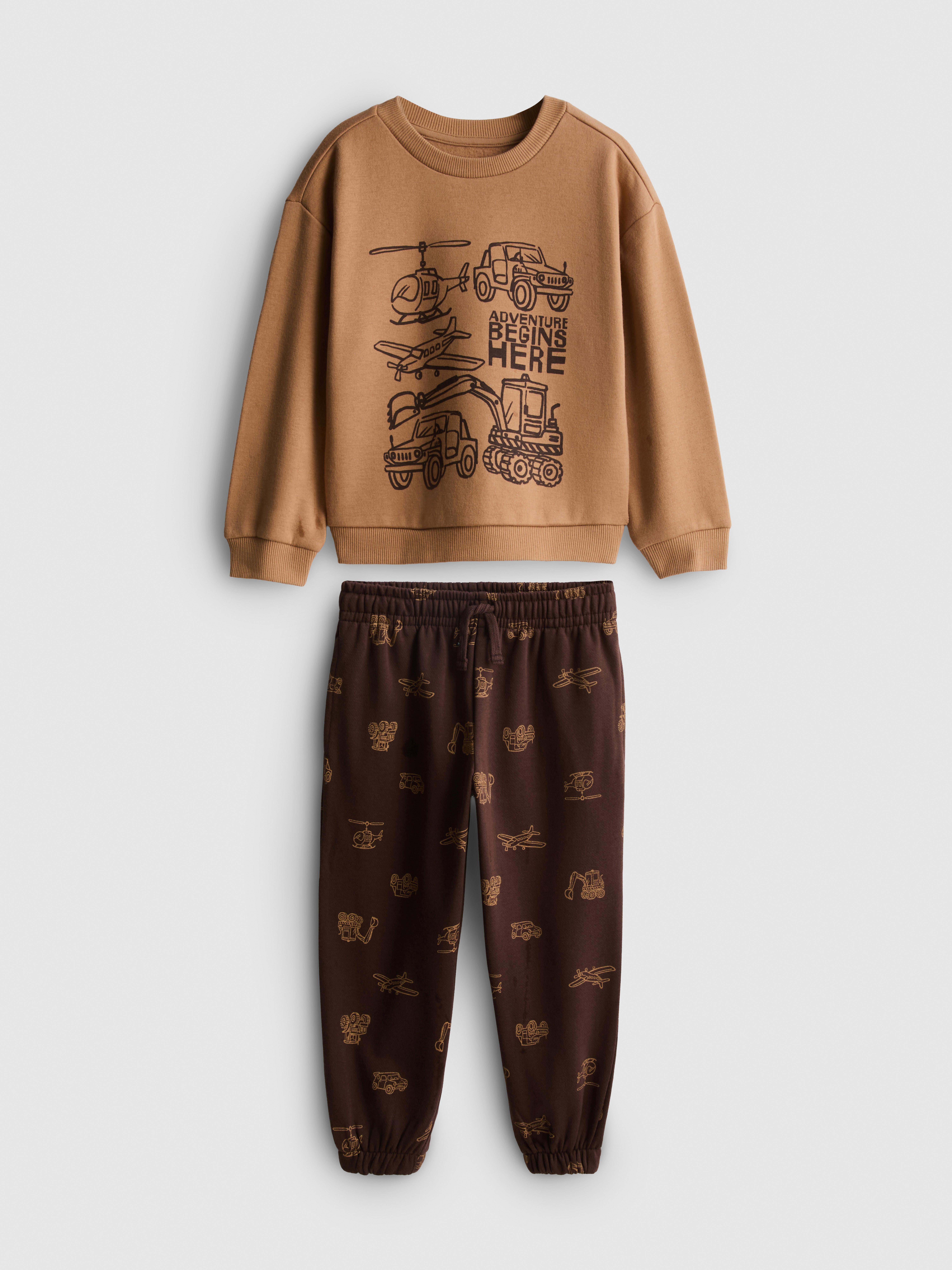 1-9yrs | Cotton Rich Sweatshirt and Joggers Set