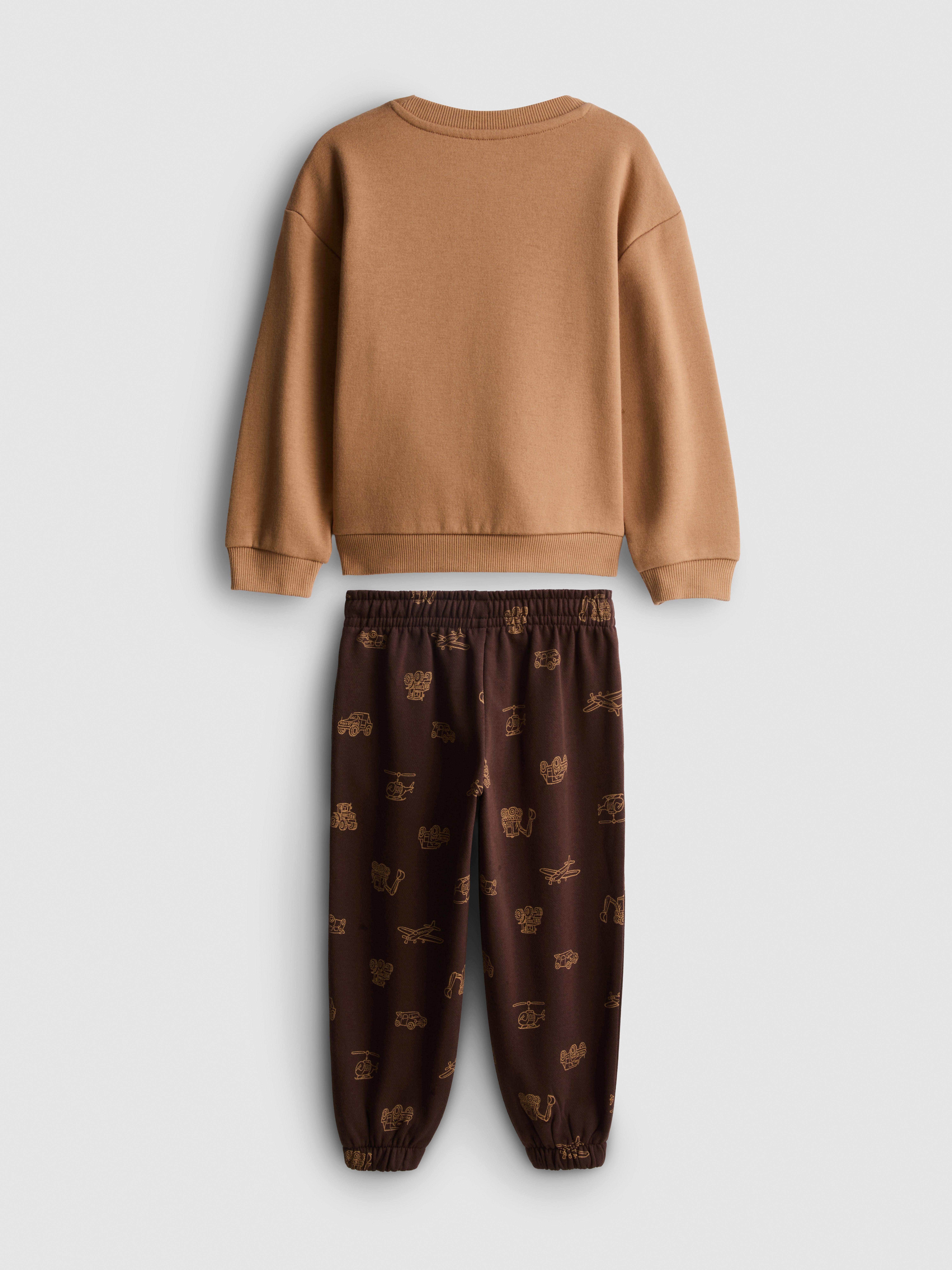 1–9 Jahre | Sweatshirt und Jogginghose mit hohem Baumwollanteil