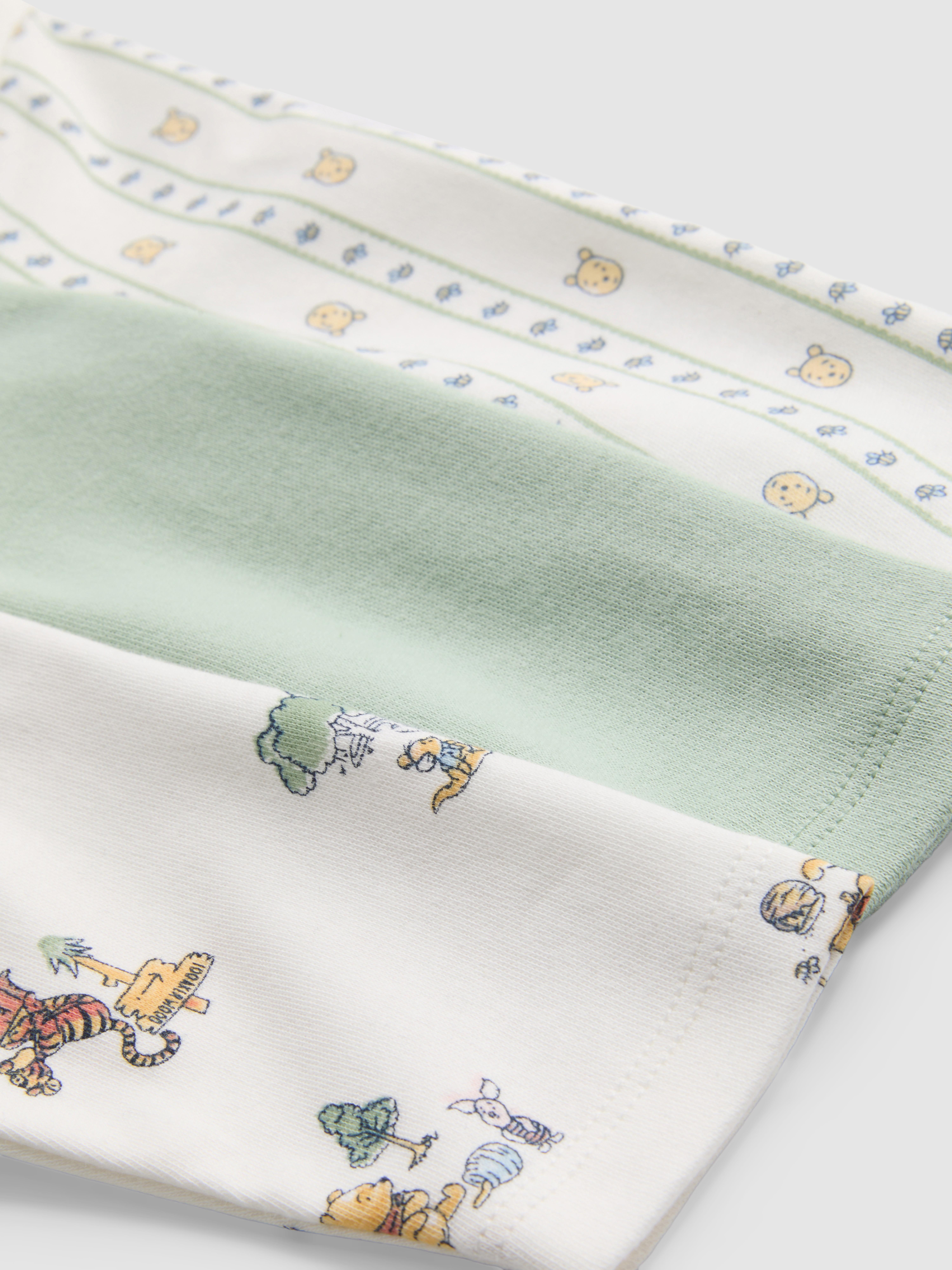 0-24mths | 3pk Disney’s Winnie the Pooh Snap Button Sleepers