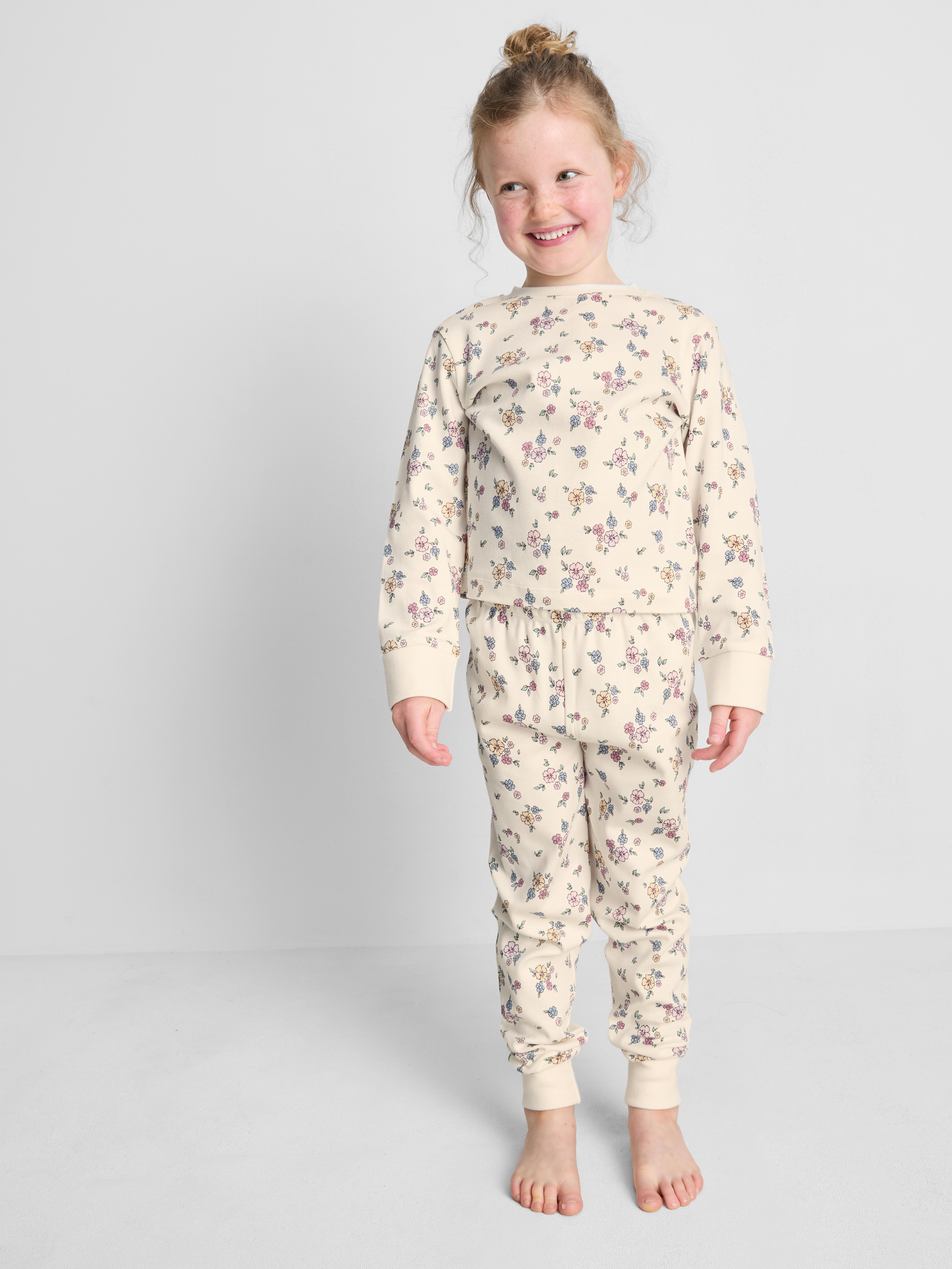 1-9yrs | Floral Graphic Pyjamas