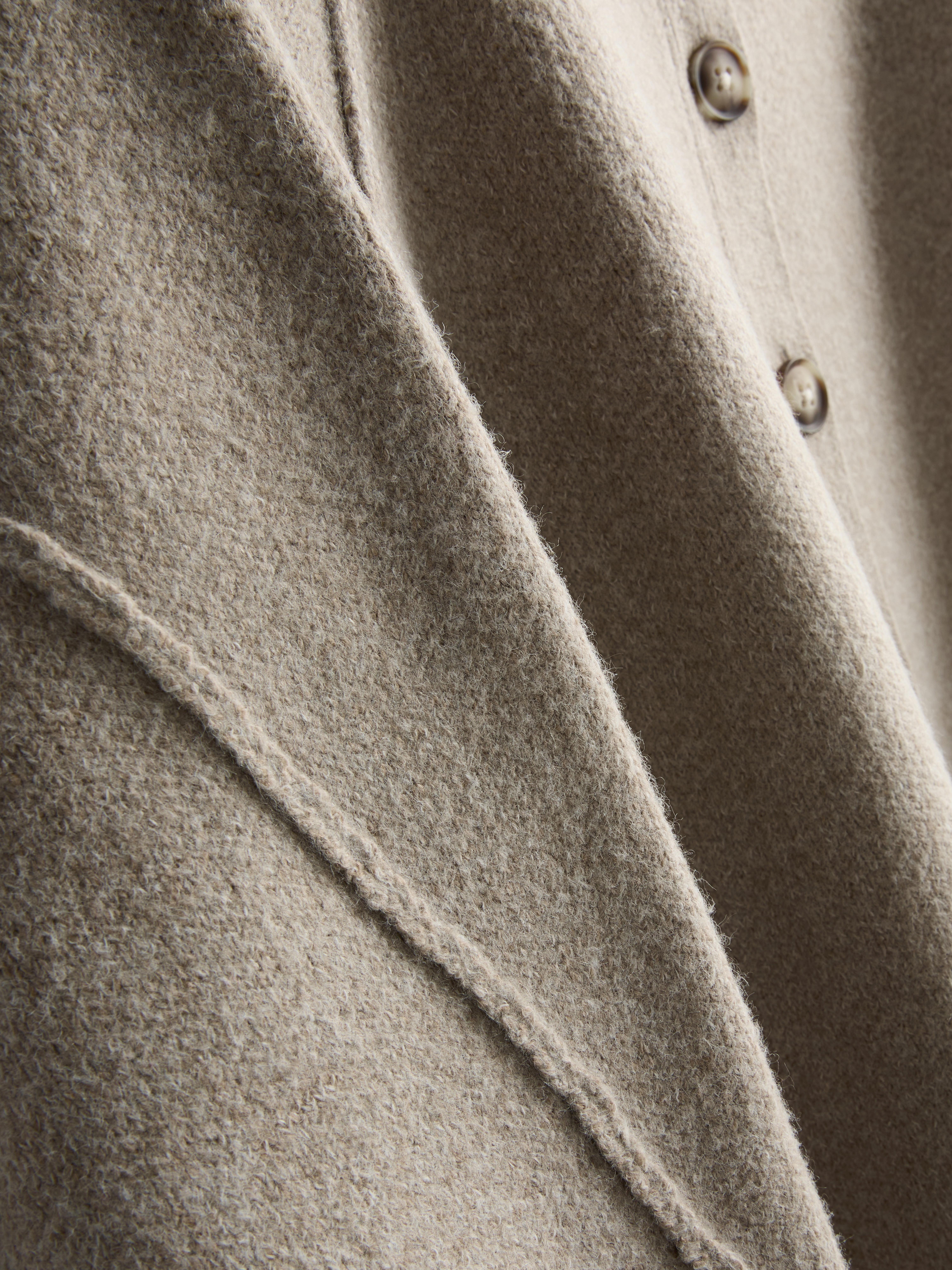 Relaxed Seam Detail Cardigan