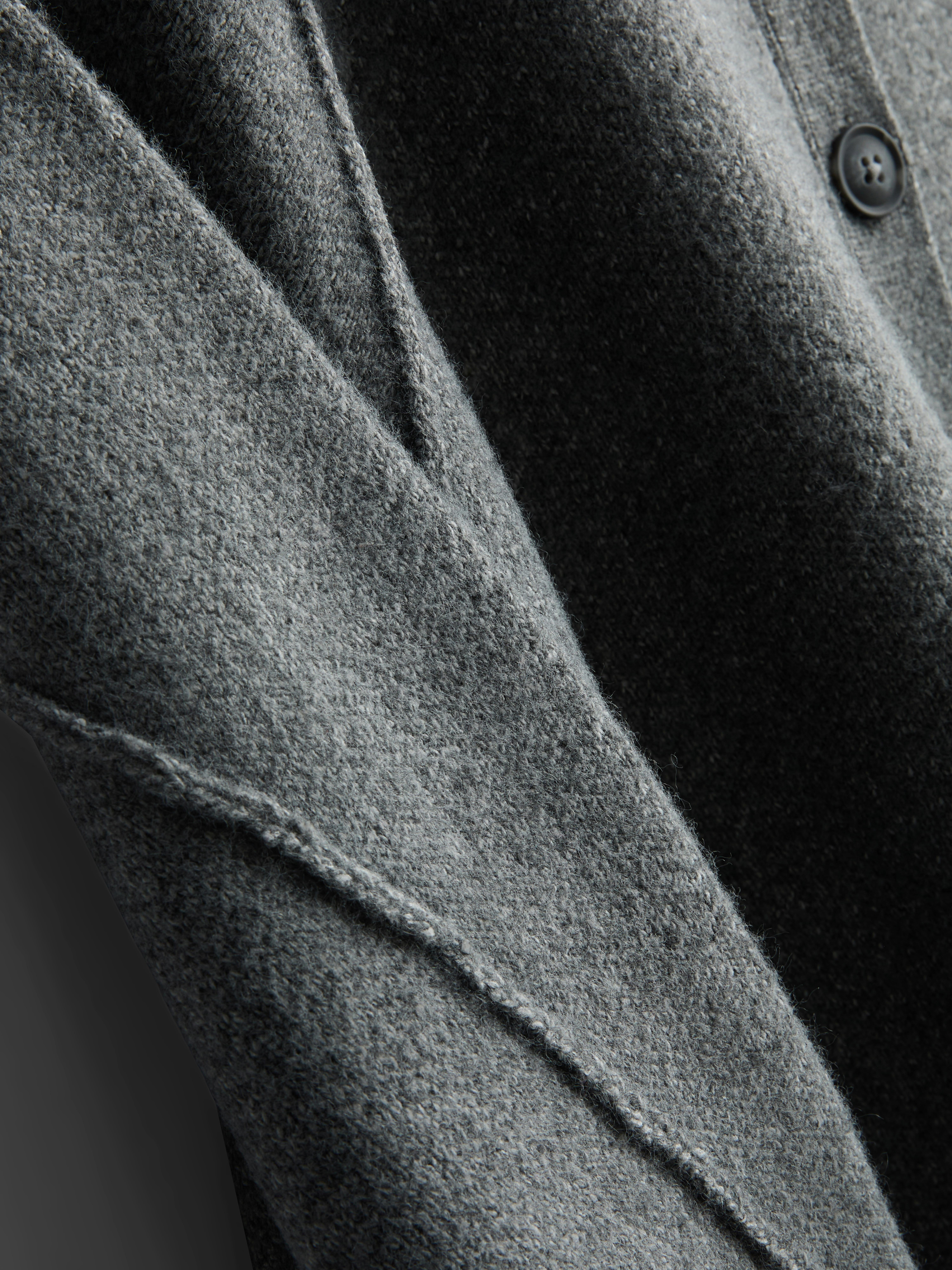 Relaxed Seam Detail Cardigan