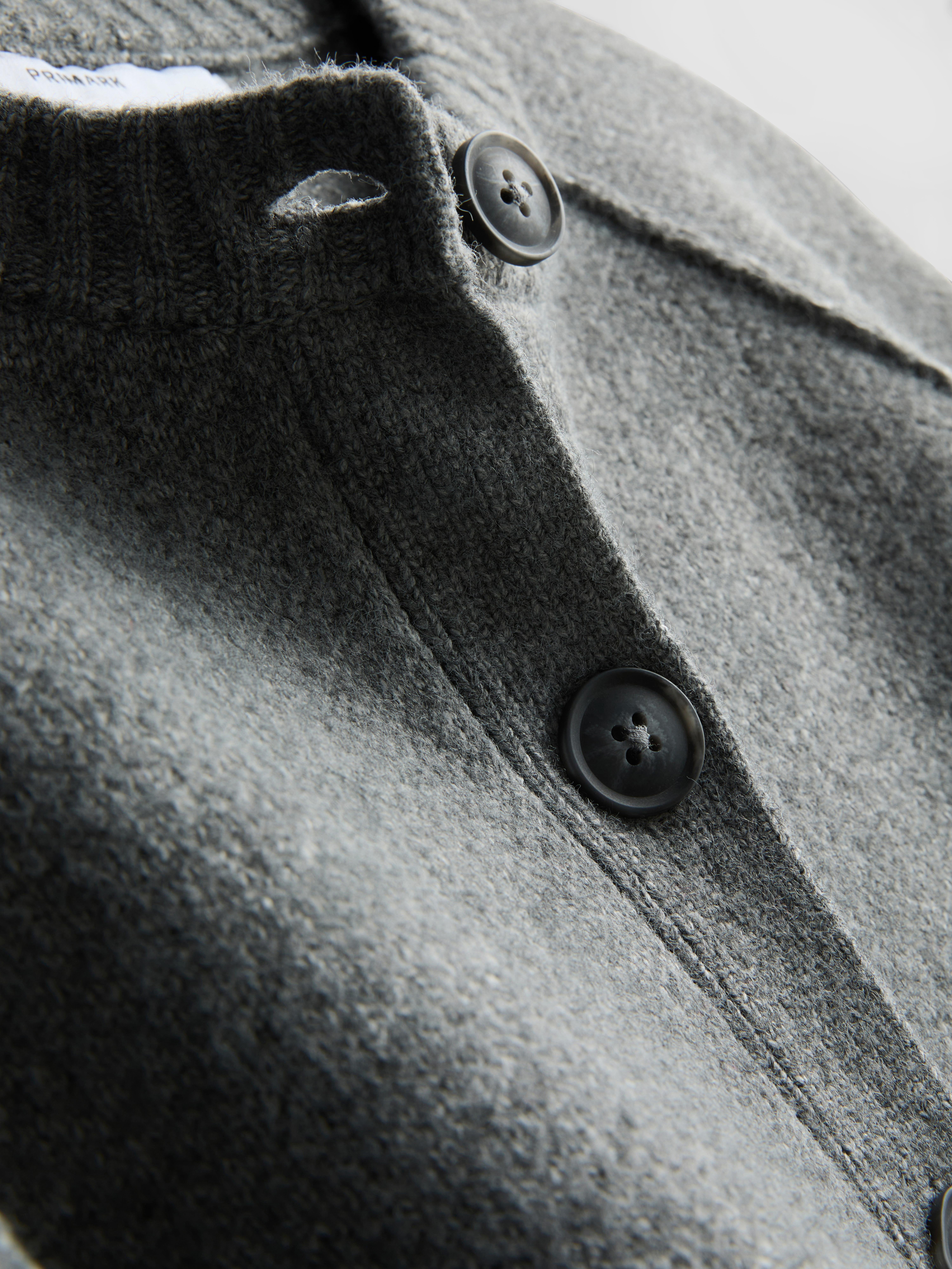 Relaxed Seam Detail Cardigan