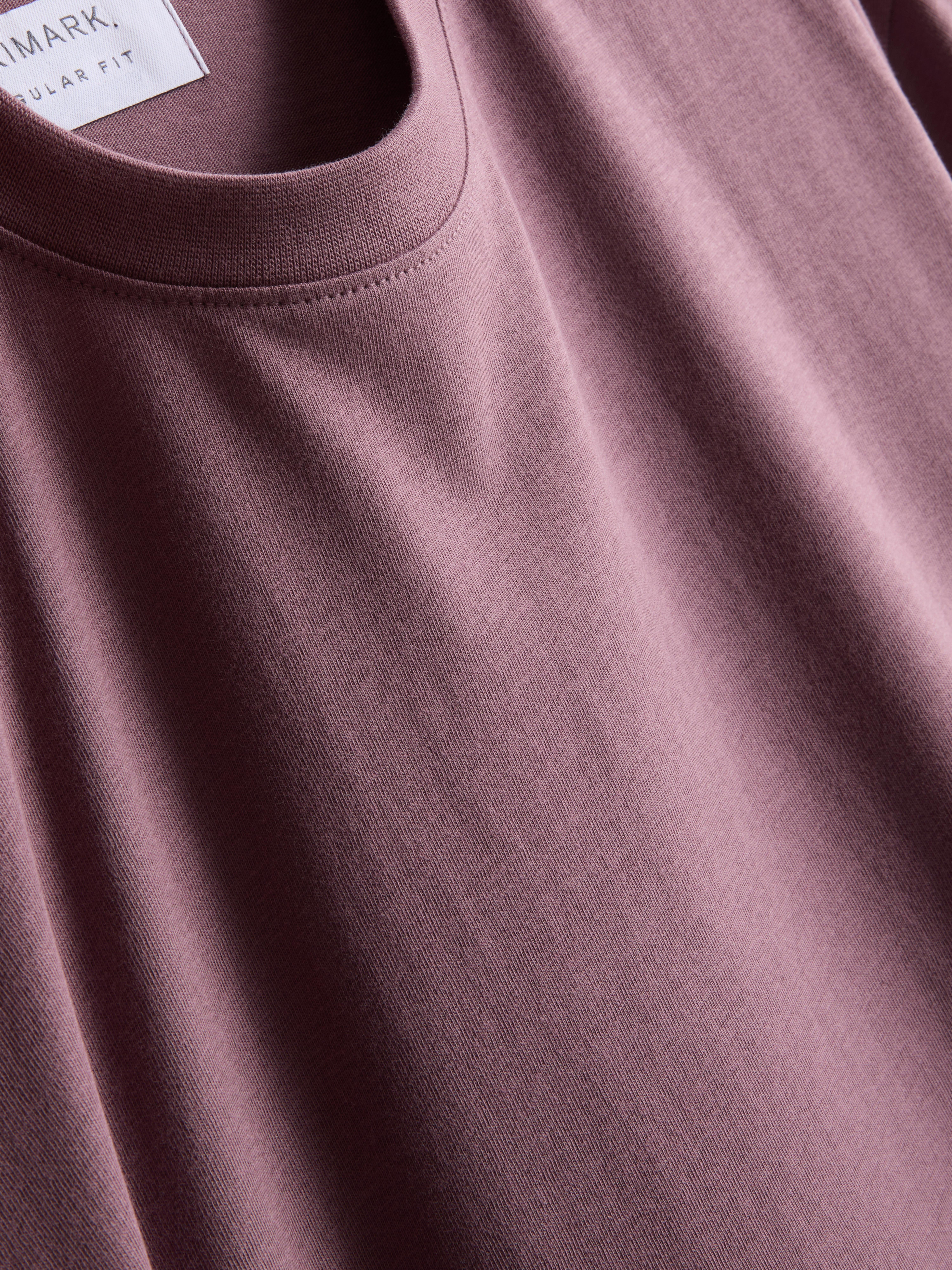Tricou din bumbac pur cu croială clasică