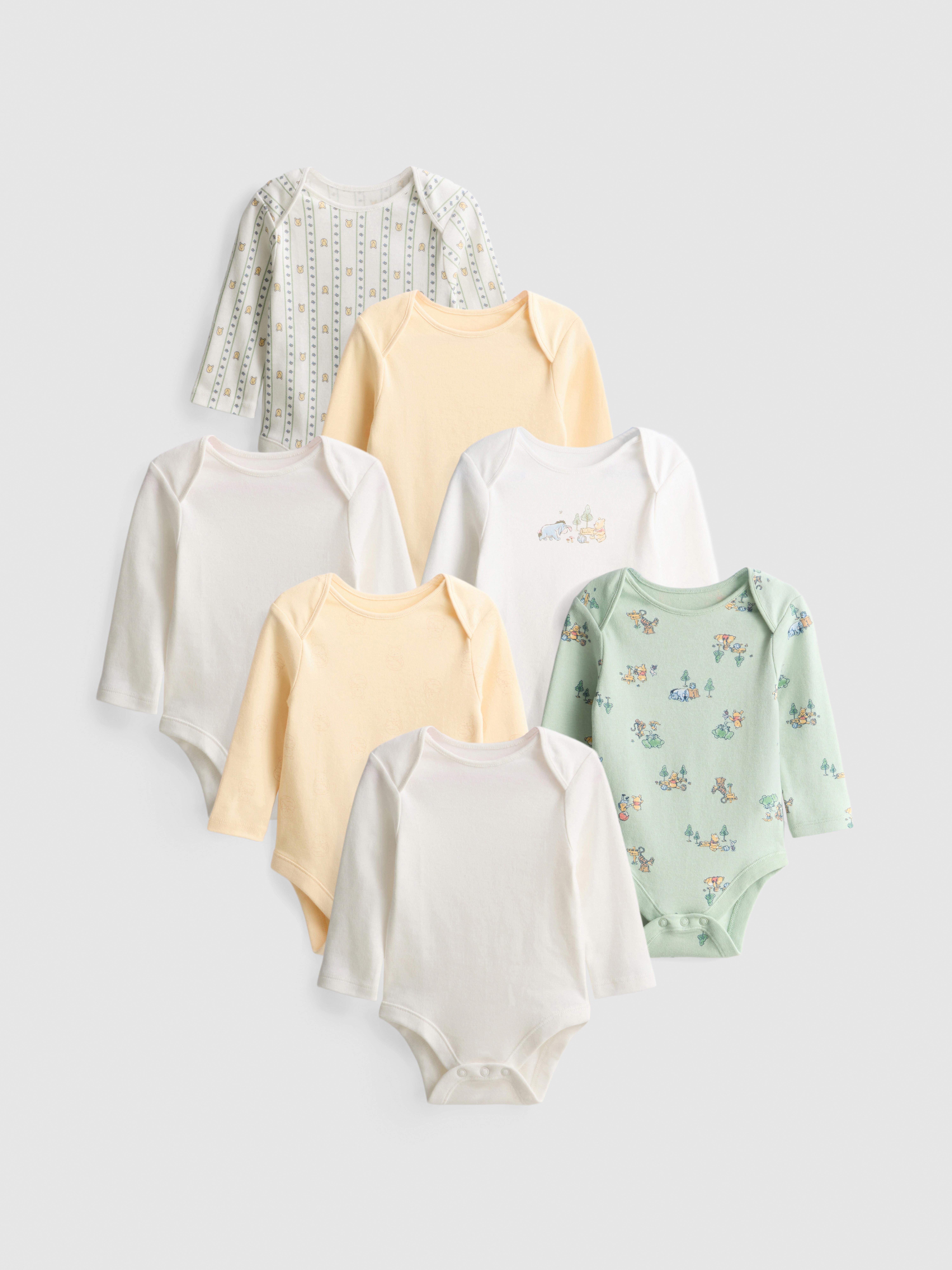 0-36mths | 7pk Disney’s Winnie the Pooh Long-Sleeve Onesies