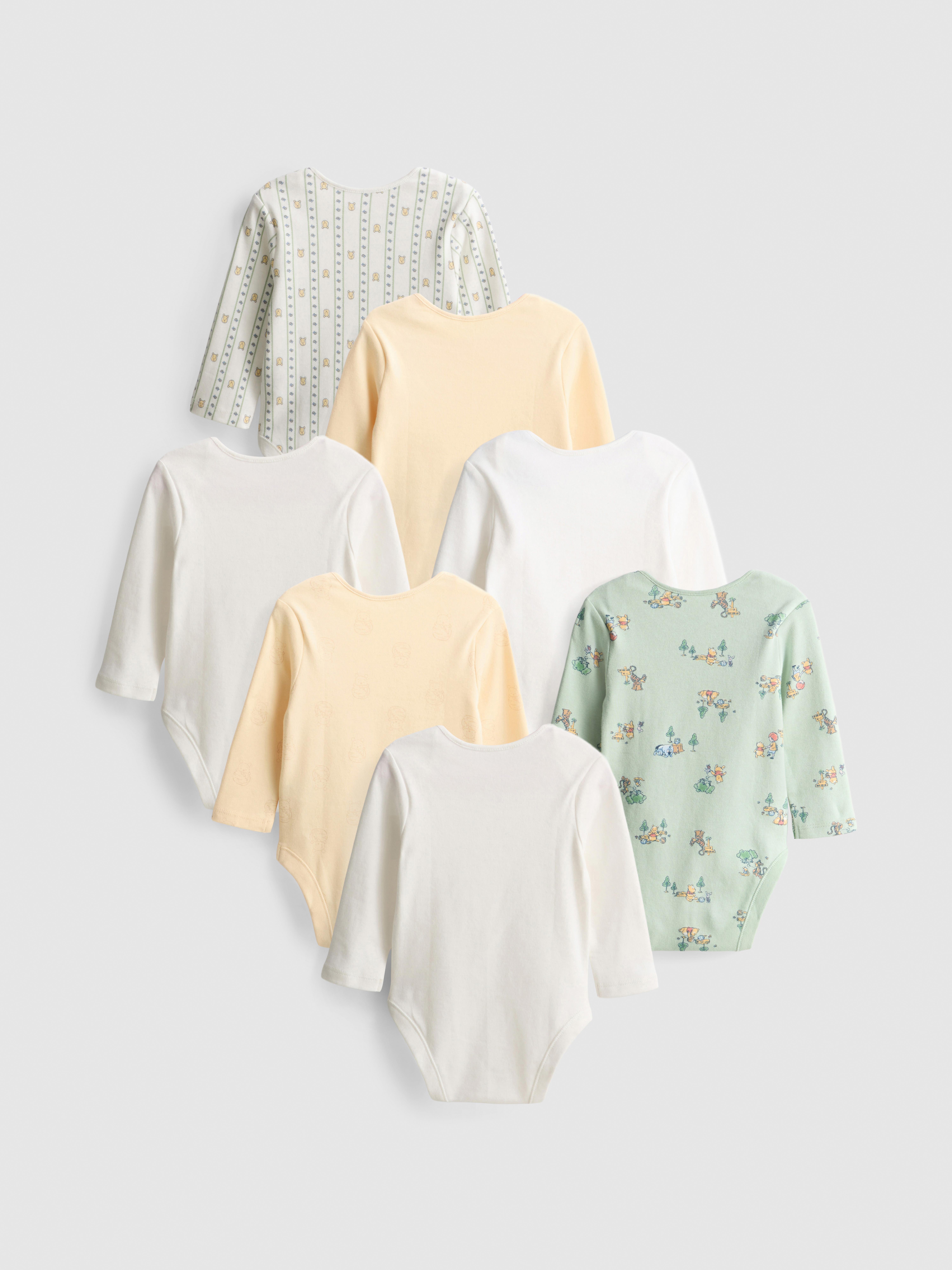 0-36mths | 7pk Disney’s Winnie the Pooh Long-Sleeve Onesies