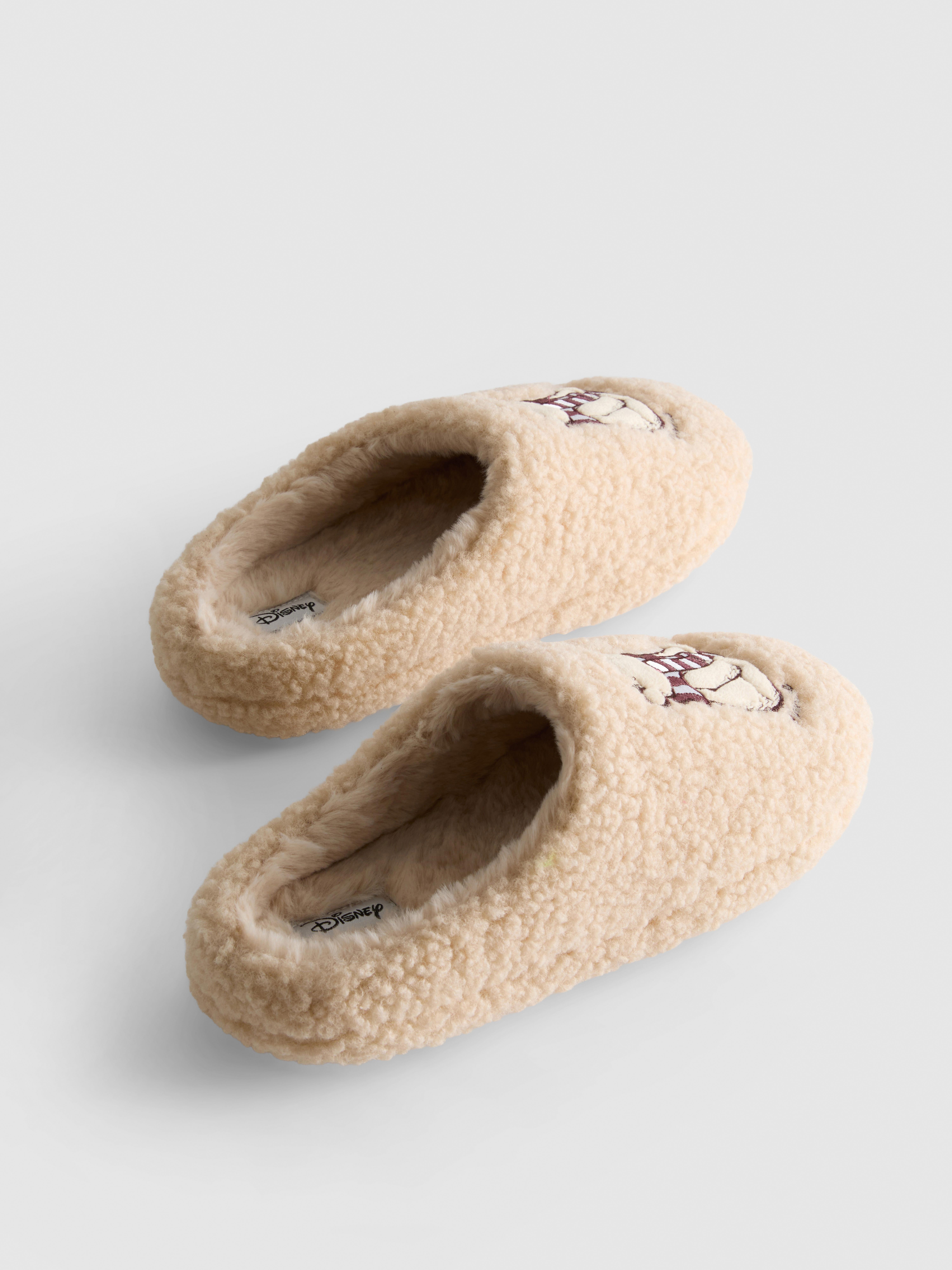 Disney's Winnie the Pooh Embroidered Mule Slippers