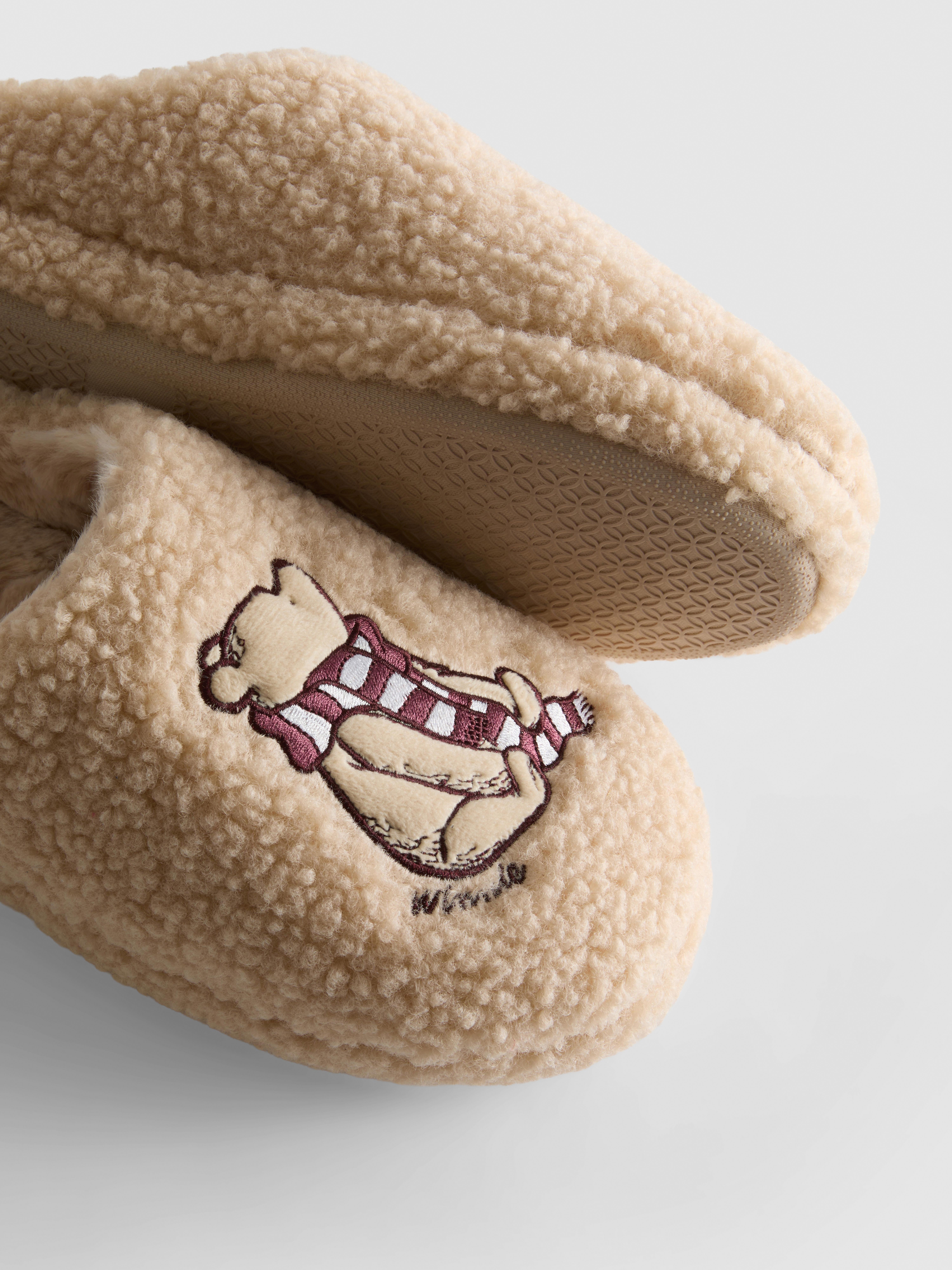 Disney's Winnie the Pooh Embroidered Mule Slippers