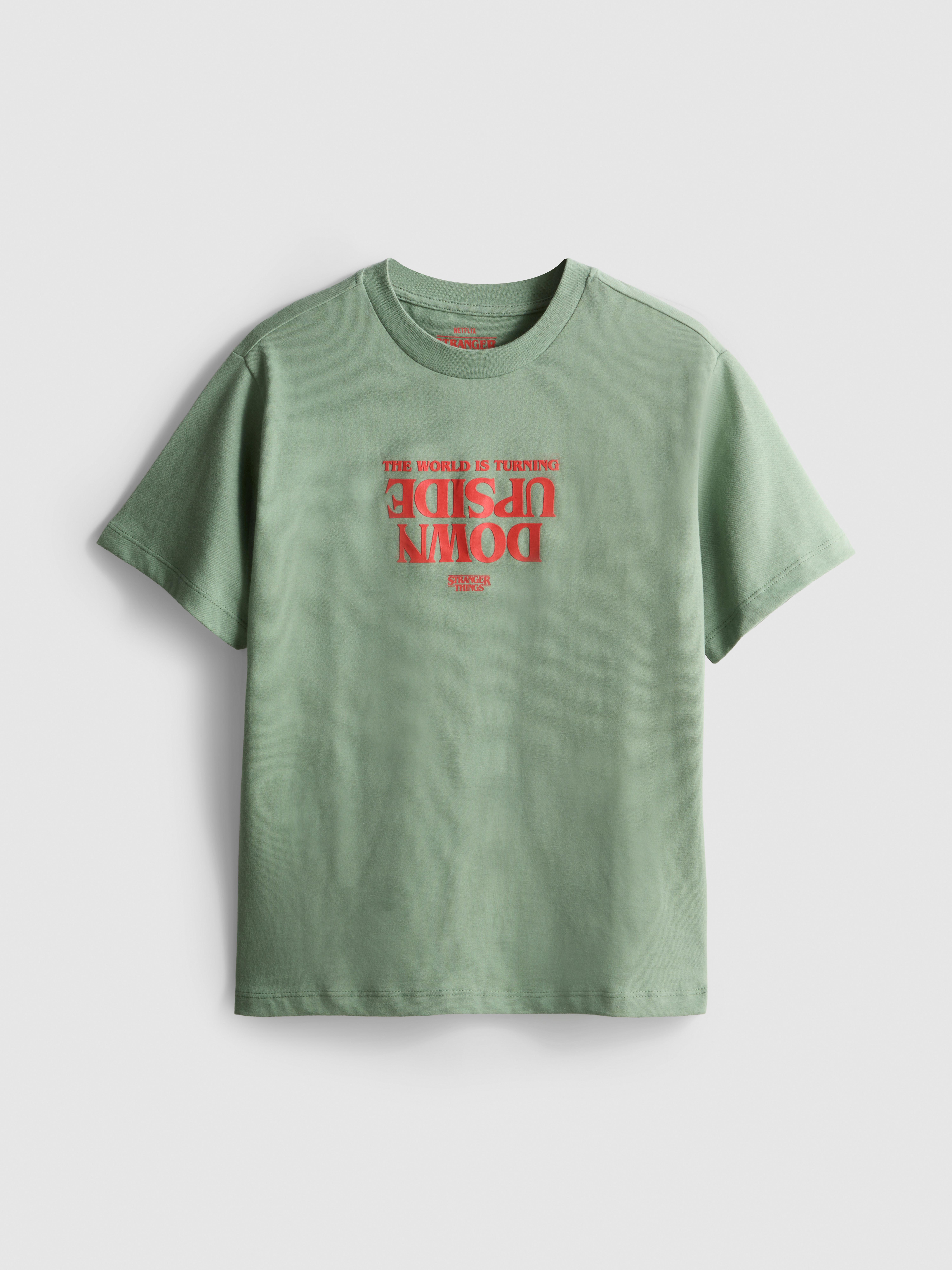 7-15 anos | T-shirt Stranger Things Upside Down