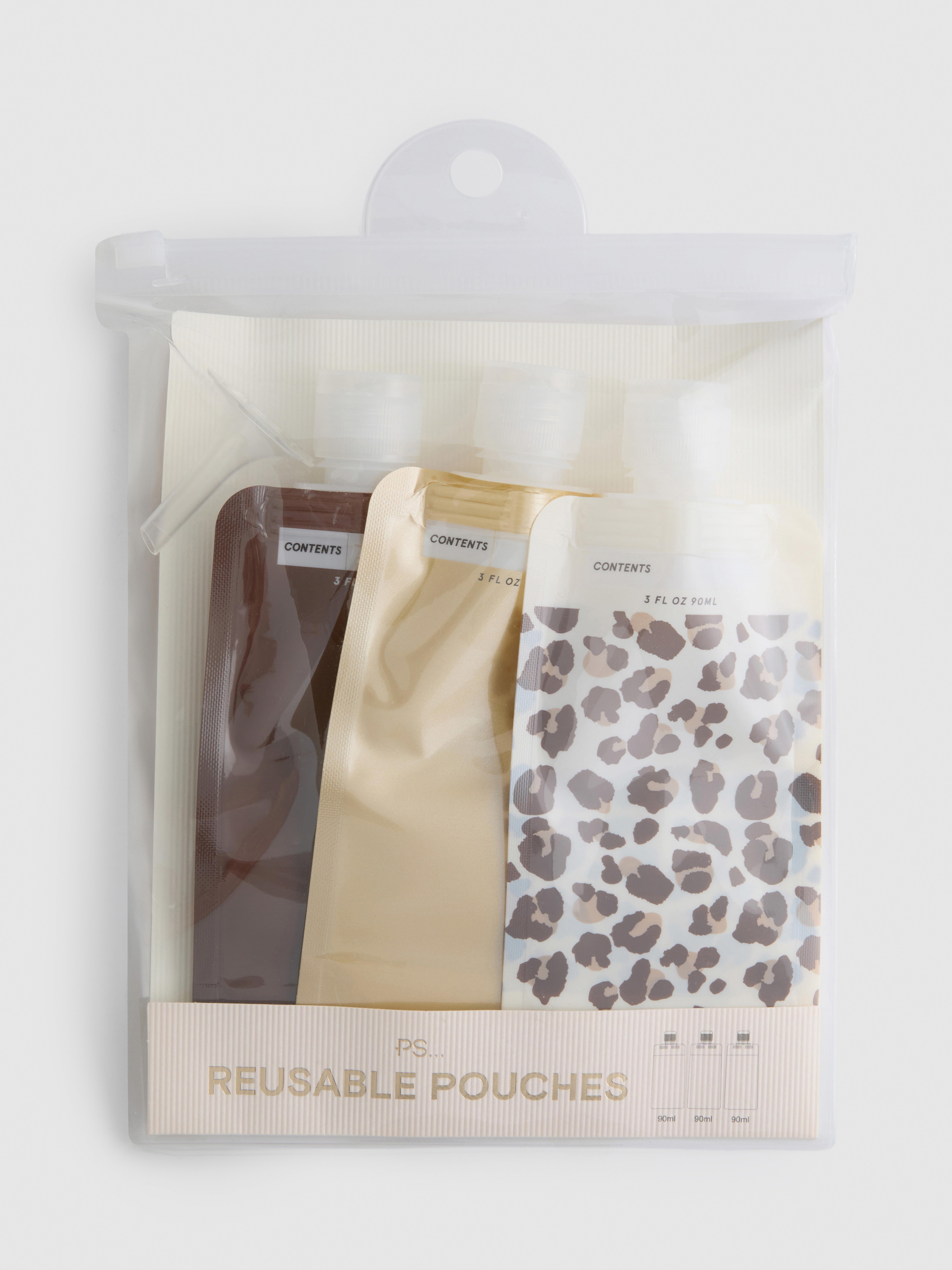 PS... 3pk Reusable Travel Pouches
