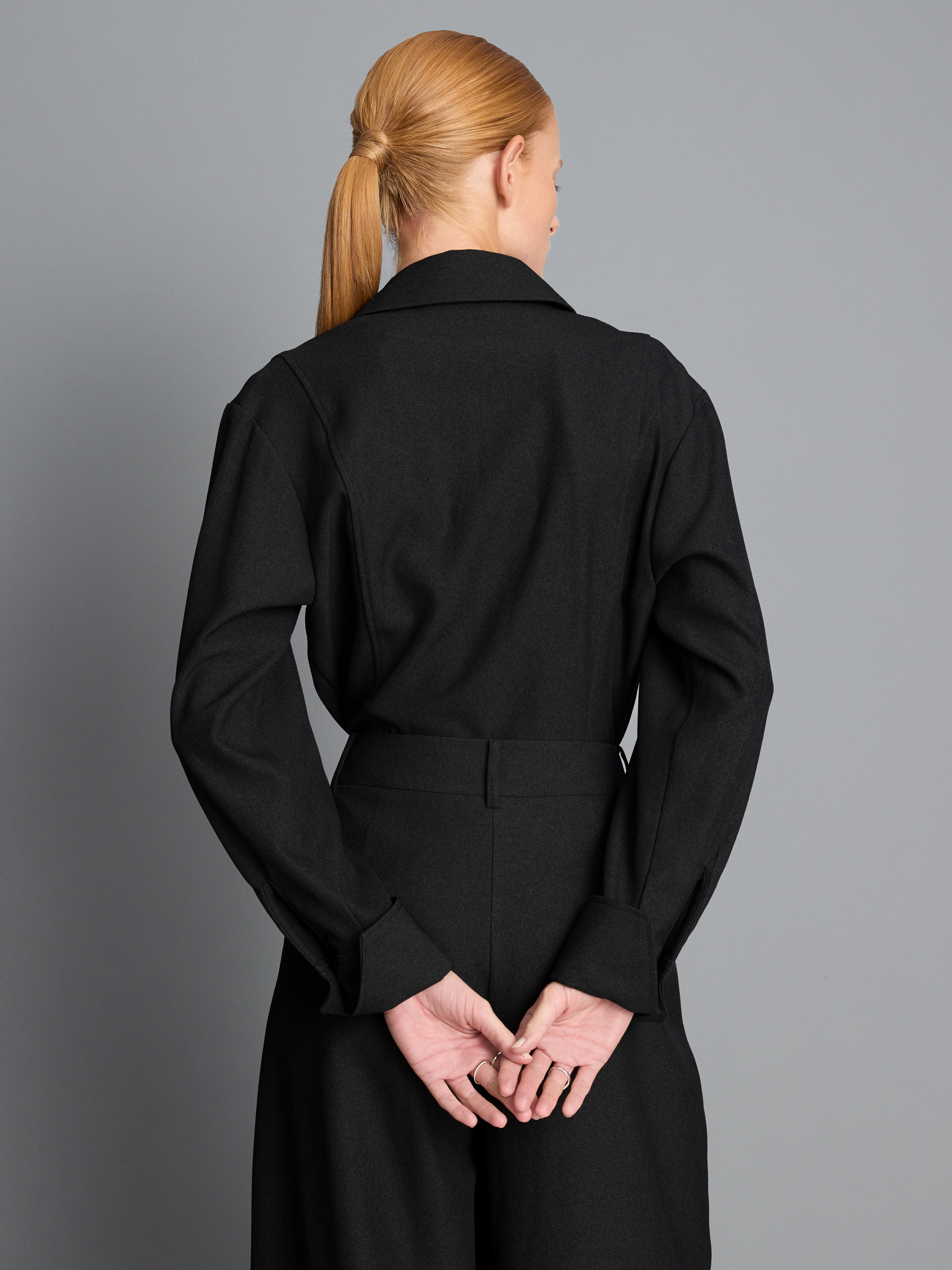 Cinched Long Sleeve Shirt