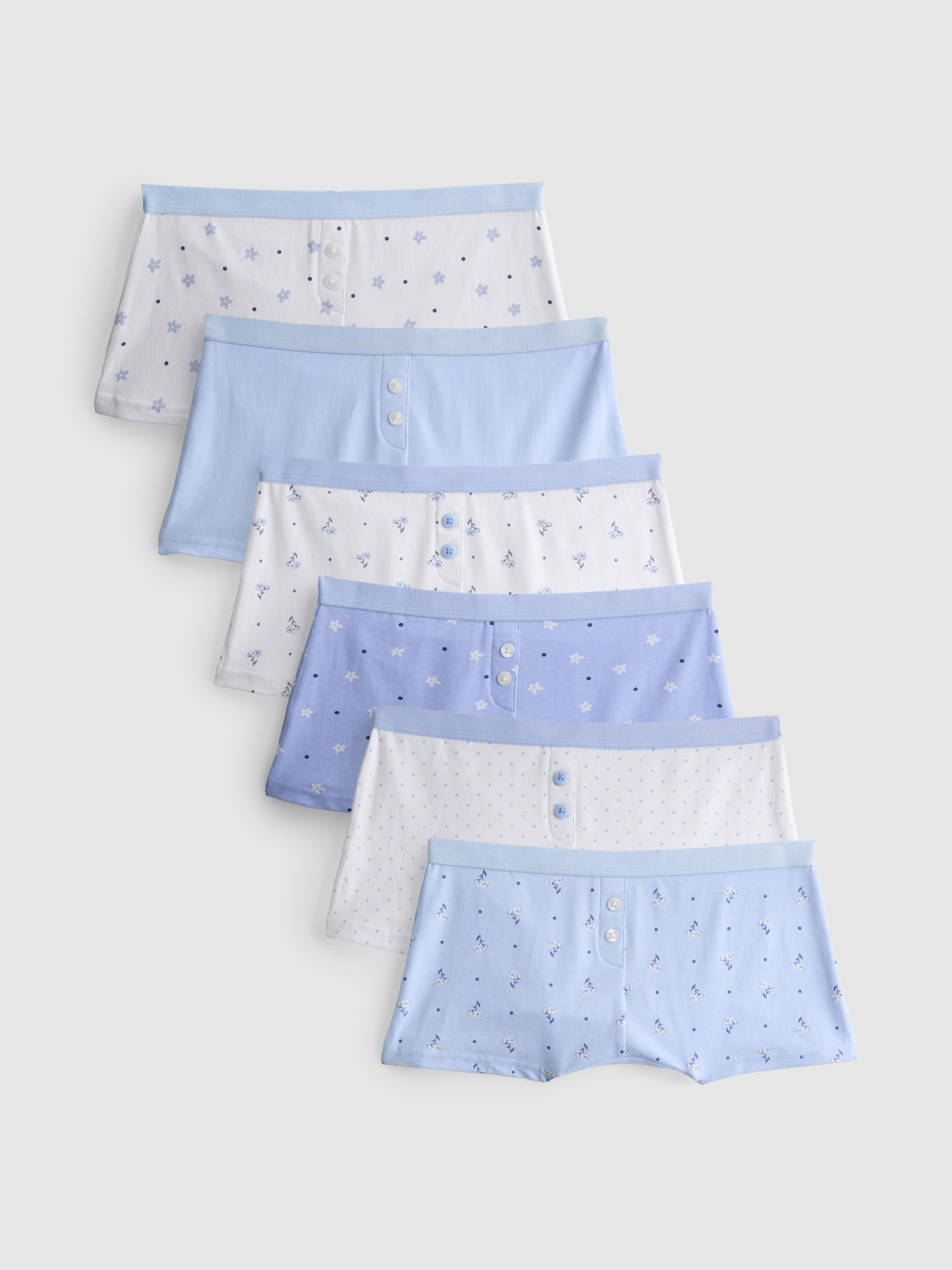 2-15yrs | 6pk Cotton Rich Ditsy Floral Hipster Briefs