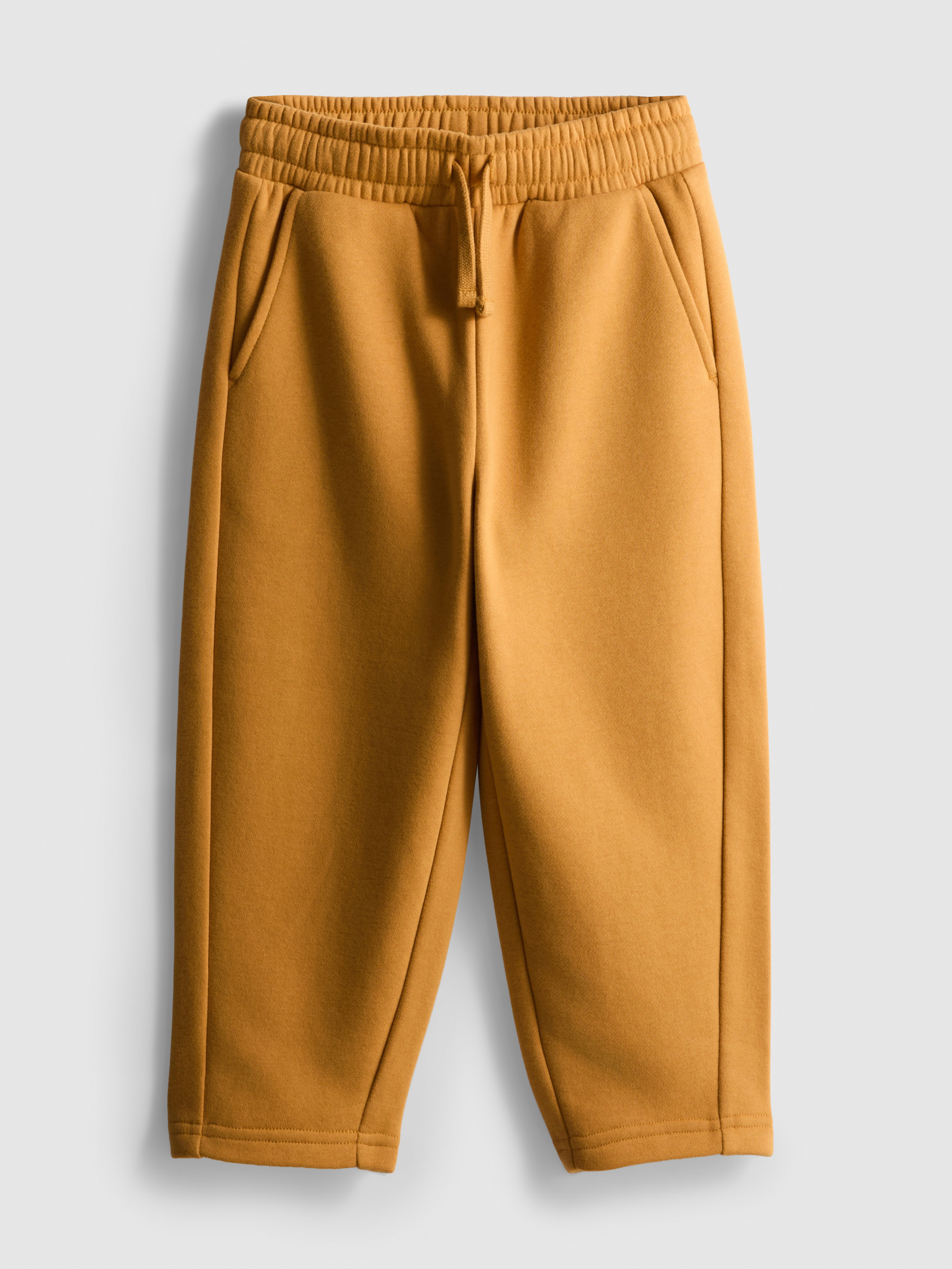 1-9 años | Joggers ricos en algodón Amarillo mostaza