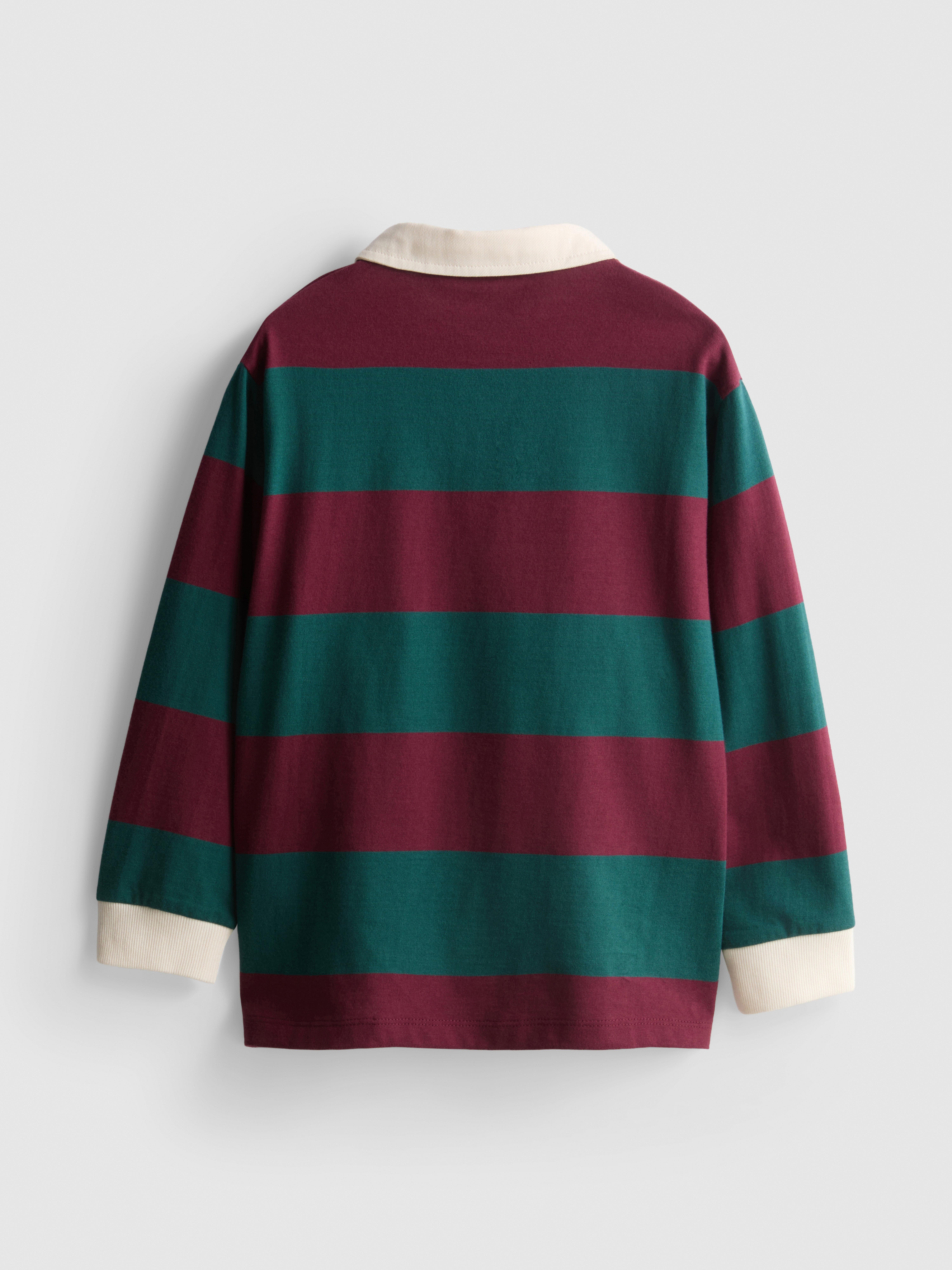 1-9yrs | Cotton Rich Stripe Rugby Shirt