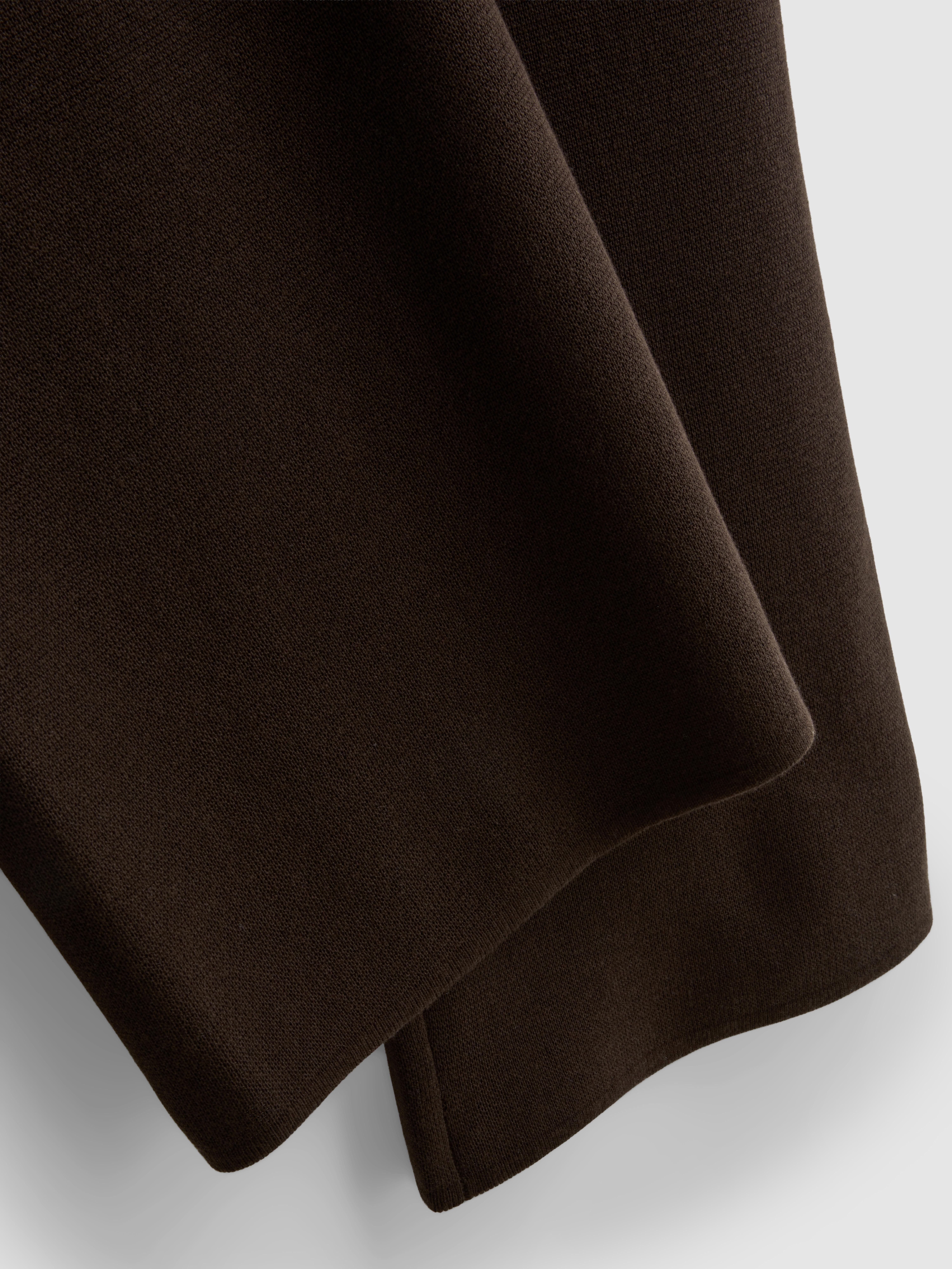 Compact Knit Wide-Leg Pants