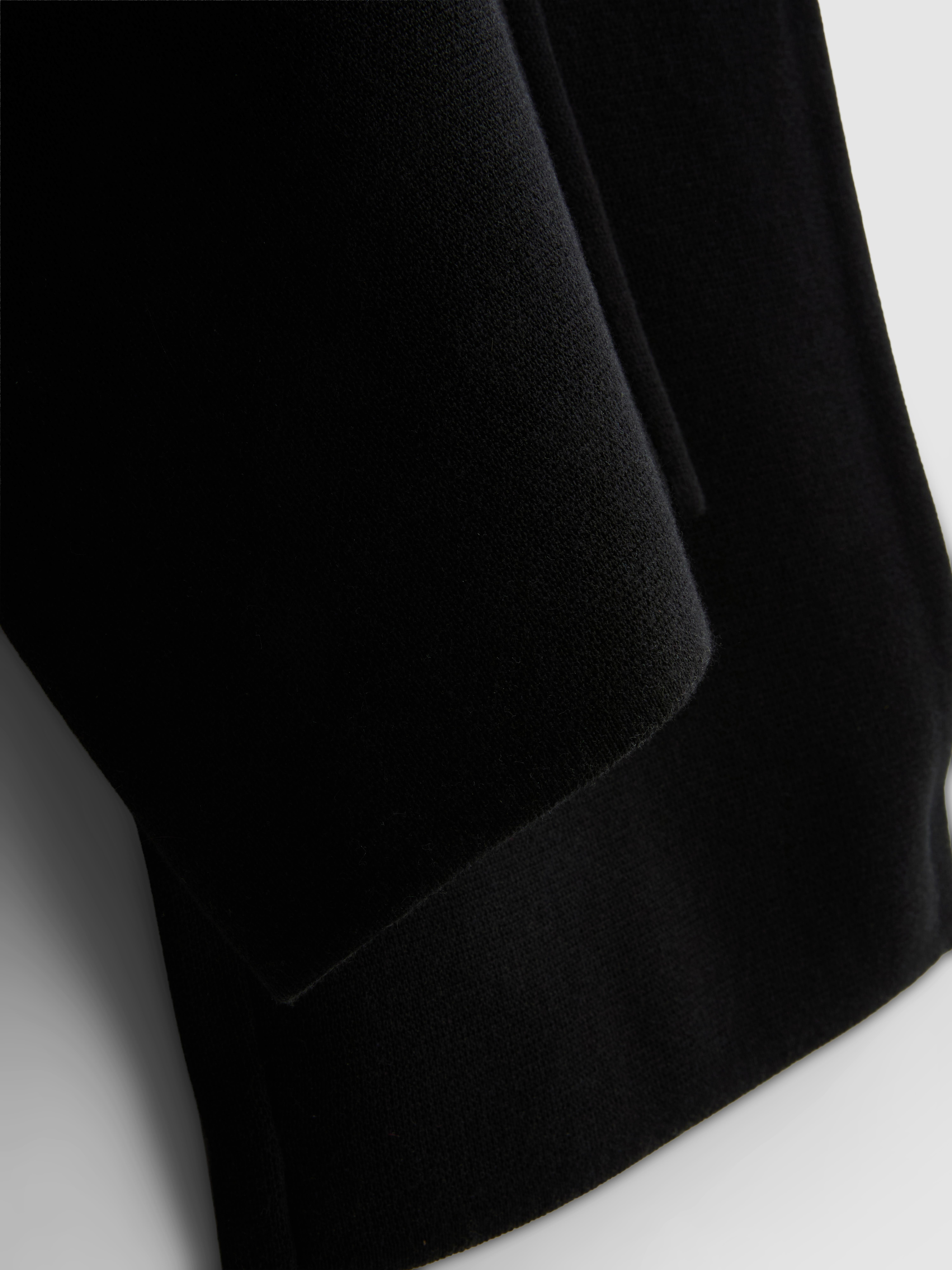 Compact Knit Wide-Leg Pants