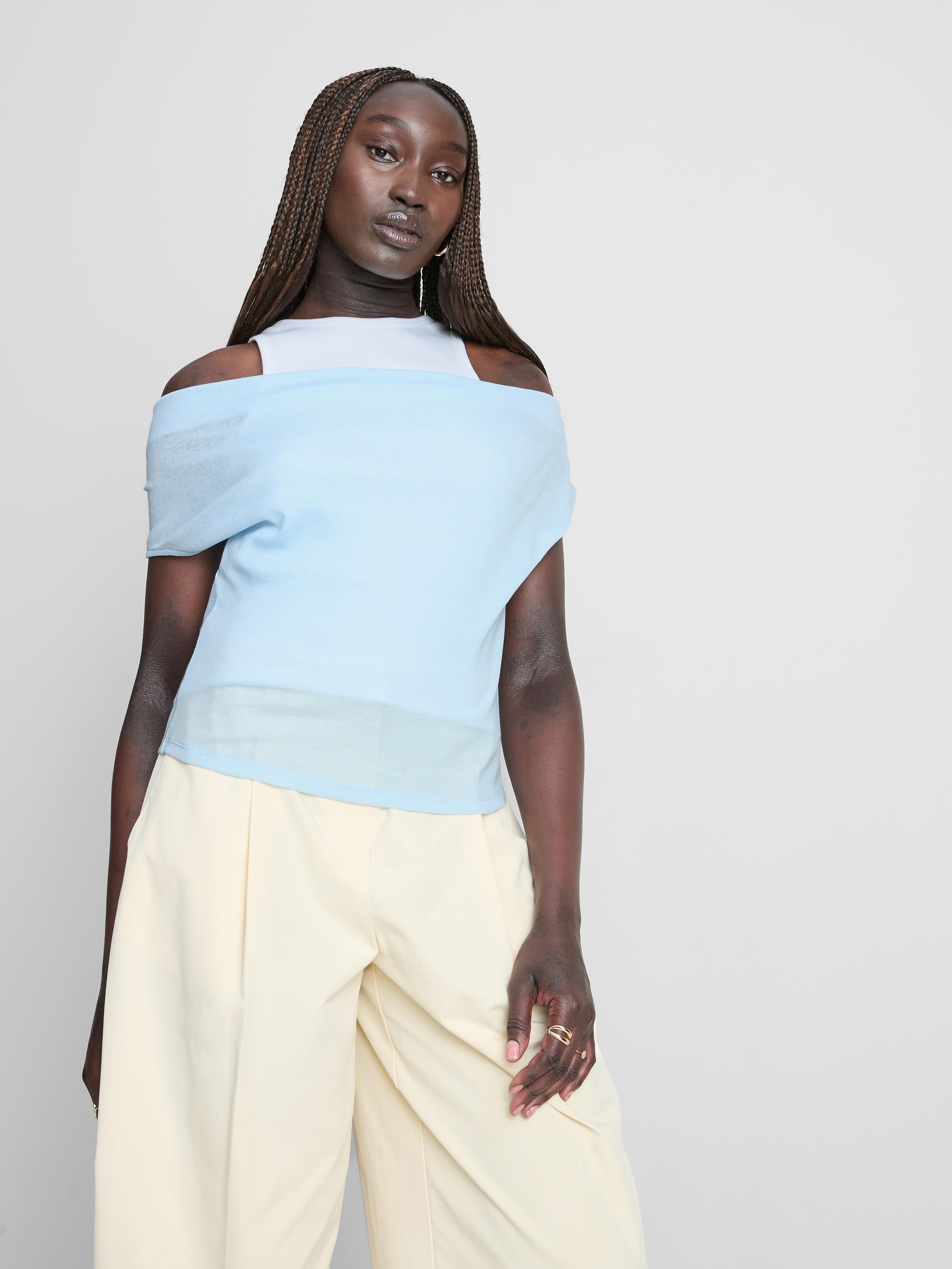 Women's Blue Double Layered Tank Top | Primark